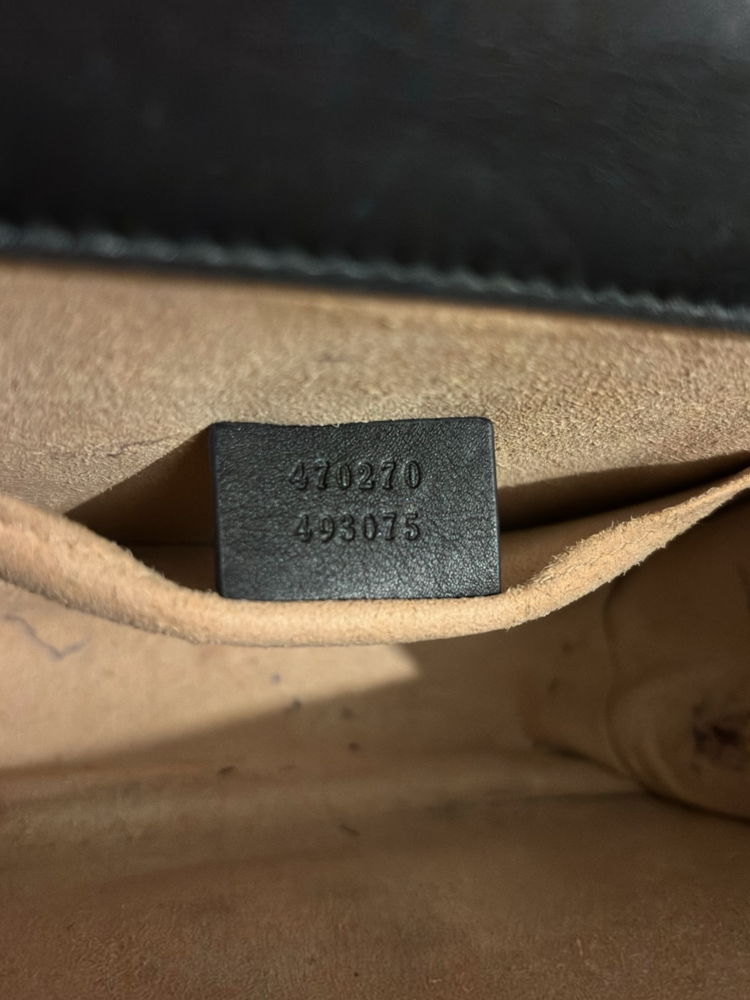 Gucci Sylvie Rare Mini GG Velvet Brown Web Stripe
Gold Hardware 493075 Top Handle Bag