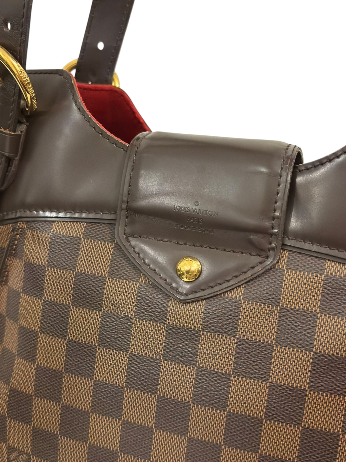Vintage Louis Vuitton Sistina Bag GM Damier Ebene