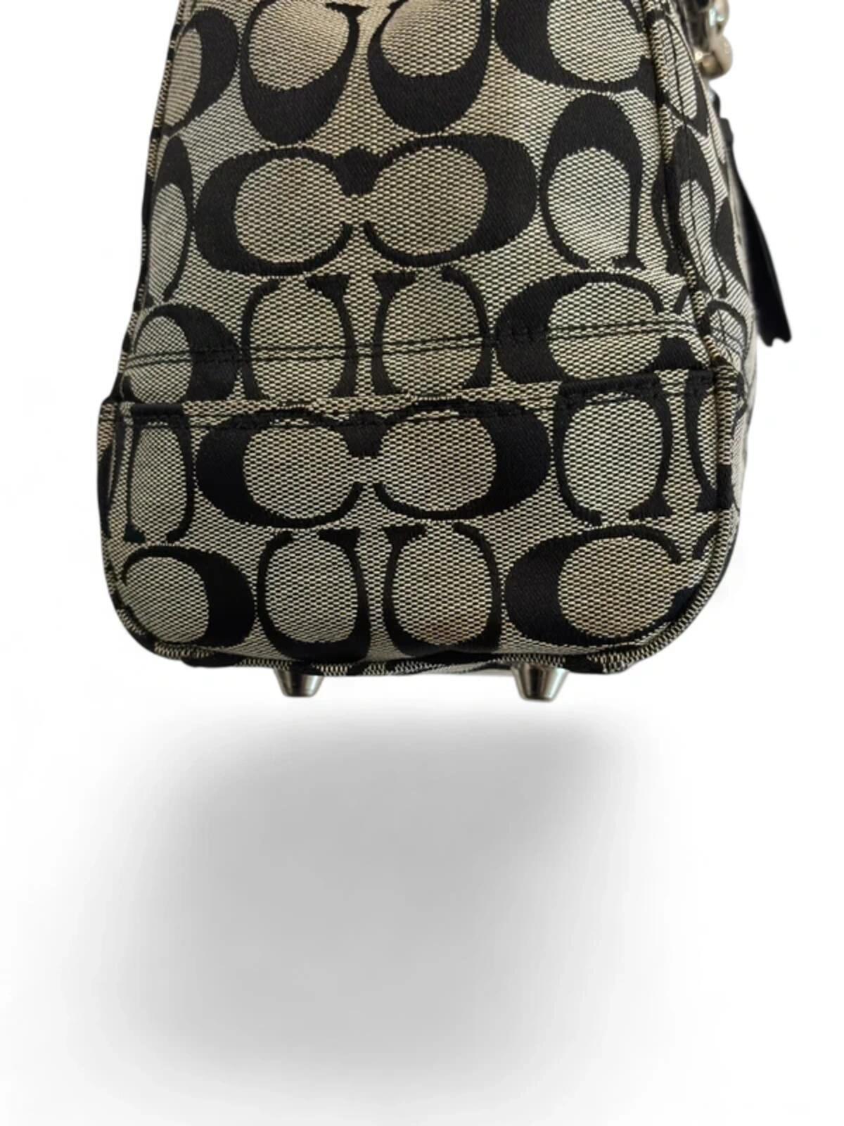Vintage Coach Bag Hamptons Signature Braided Tassel Tote F13068