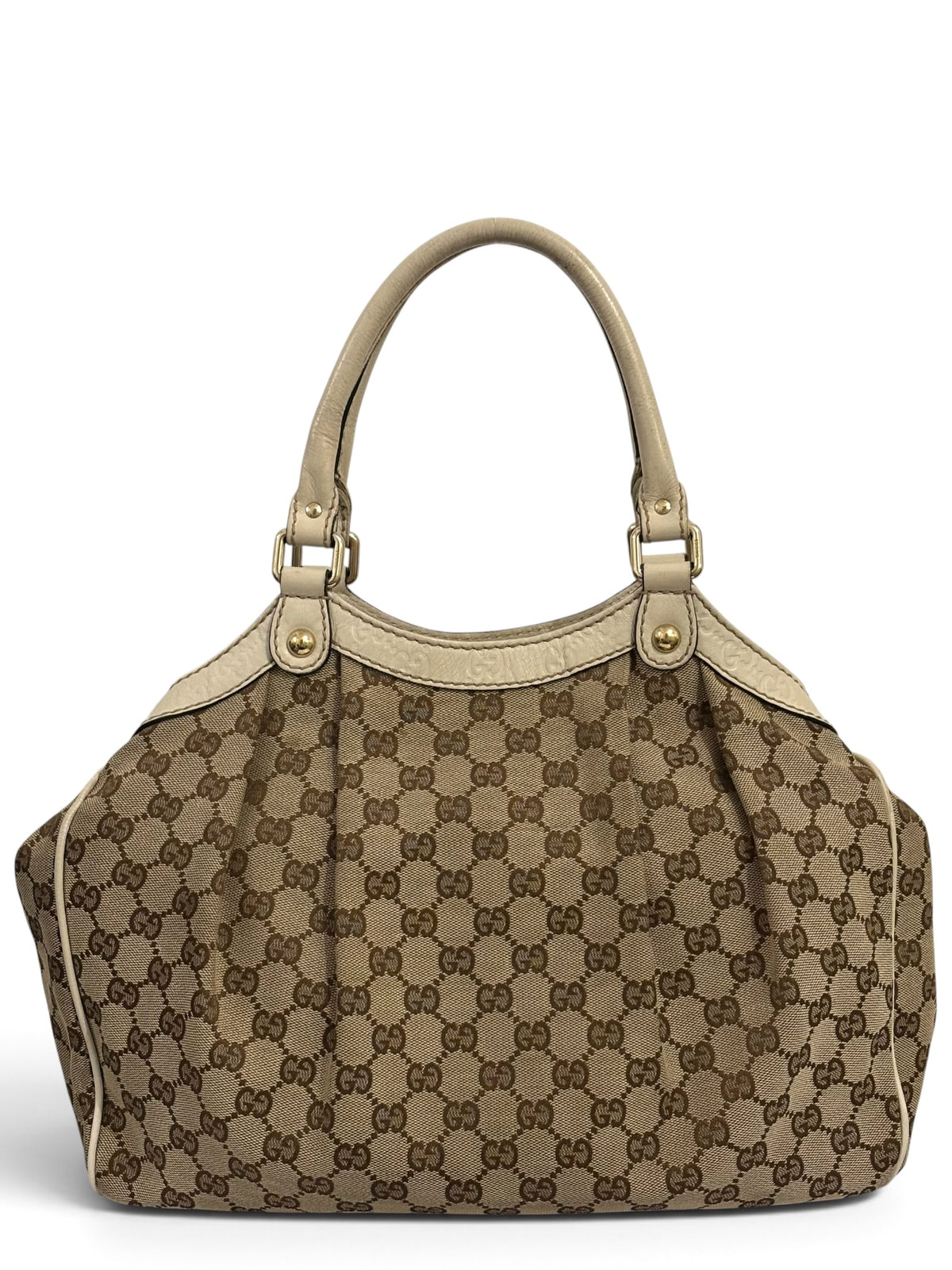 Vintage Gucci Sukey Bag 211944 Monogram GG Tote