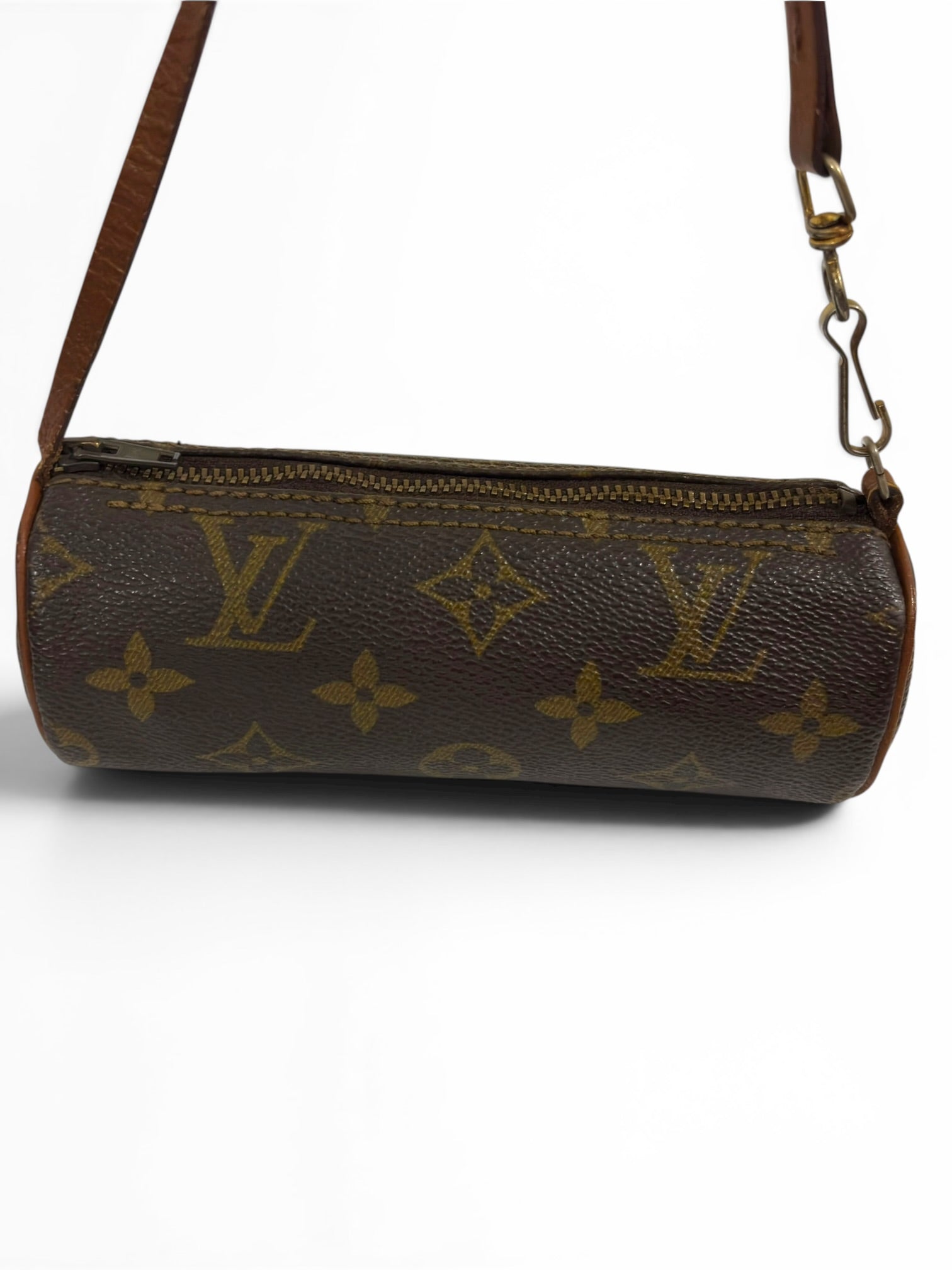 Louis Vuitton Mini Papillon Brown Monogram
Wristlet Pouch Vintage Handbag