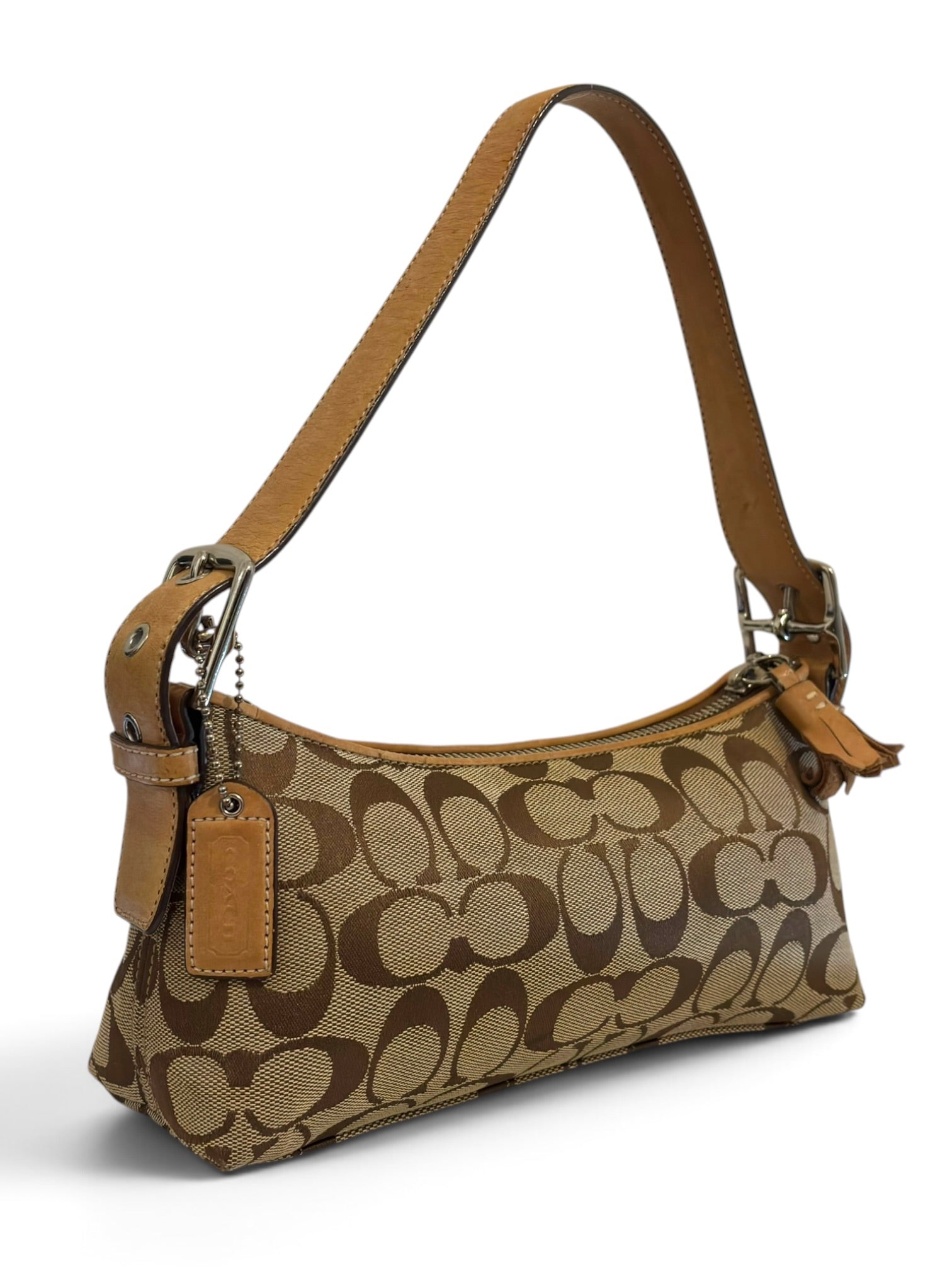 Vintage Coach Demi Bag Signature East West
Baguette Shoulder Bag C05M-6371