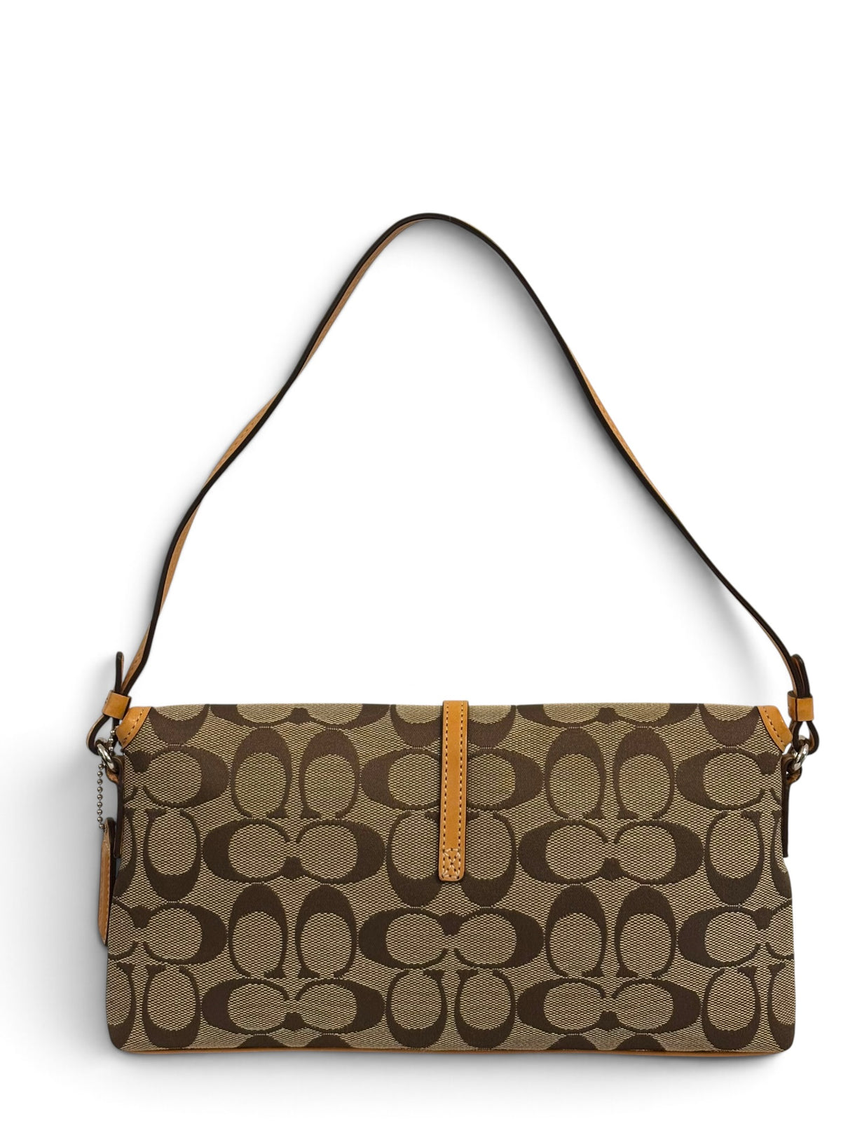 Vintage Coach Hamptons Bag 06348 Signature Canvas In Brown