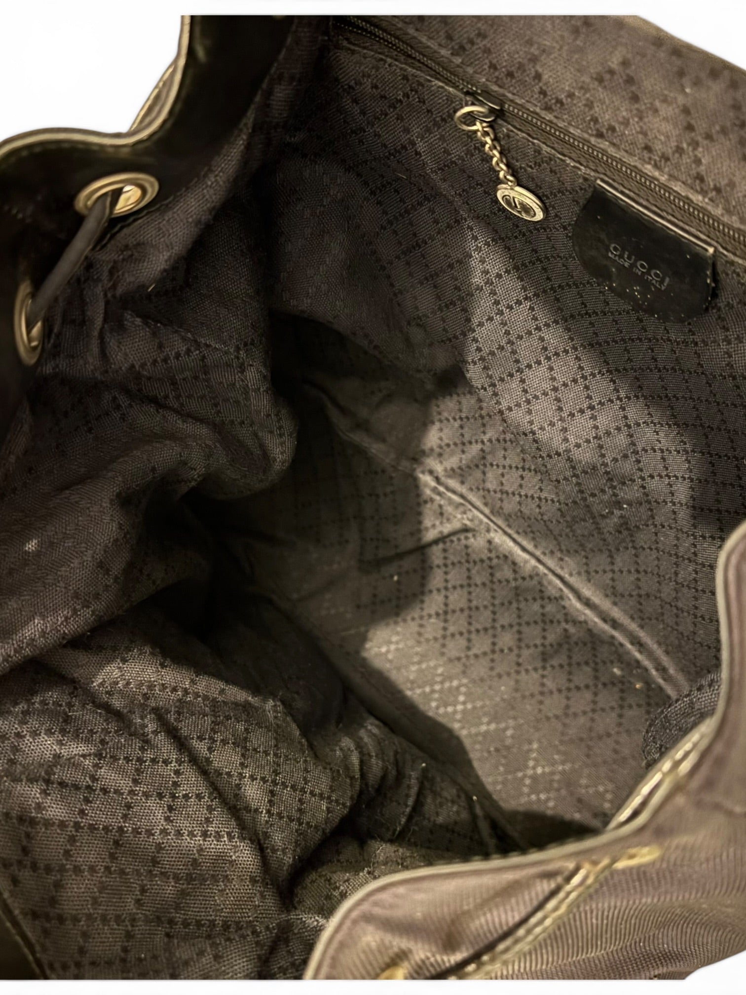 Gucci Bamboo Rare Black Nylon & Leather Backpack
Rucksack Bag 003 2058 0016 5