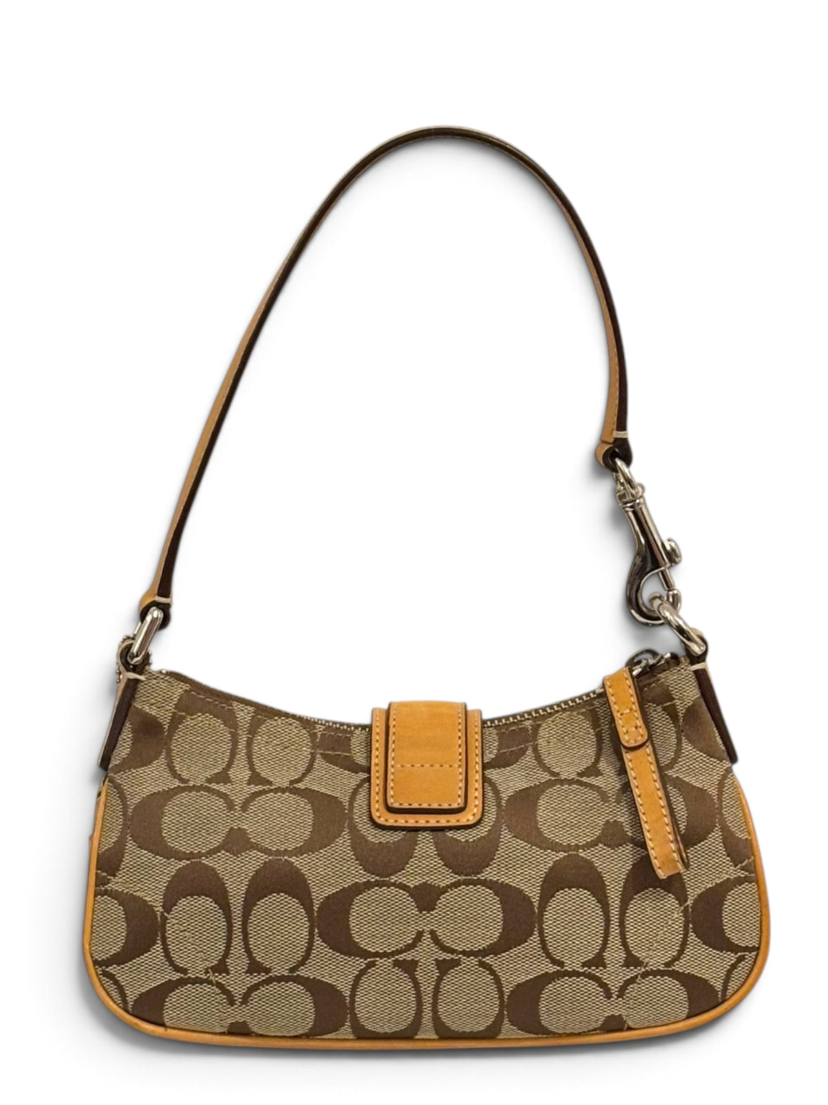 Vintage Coach Demi Mini Soho Bag 6362 Signature Brown Shoulder Bag