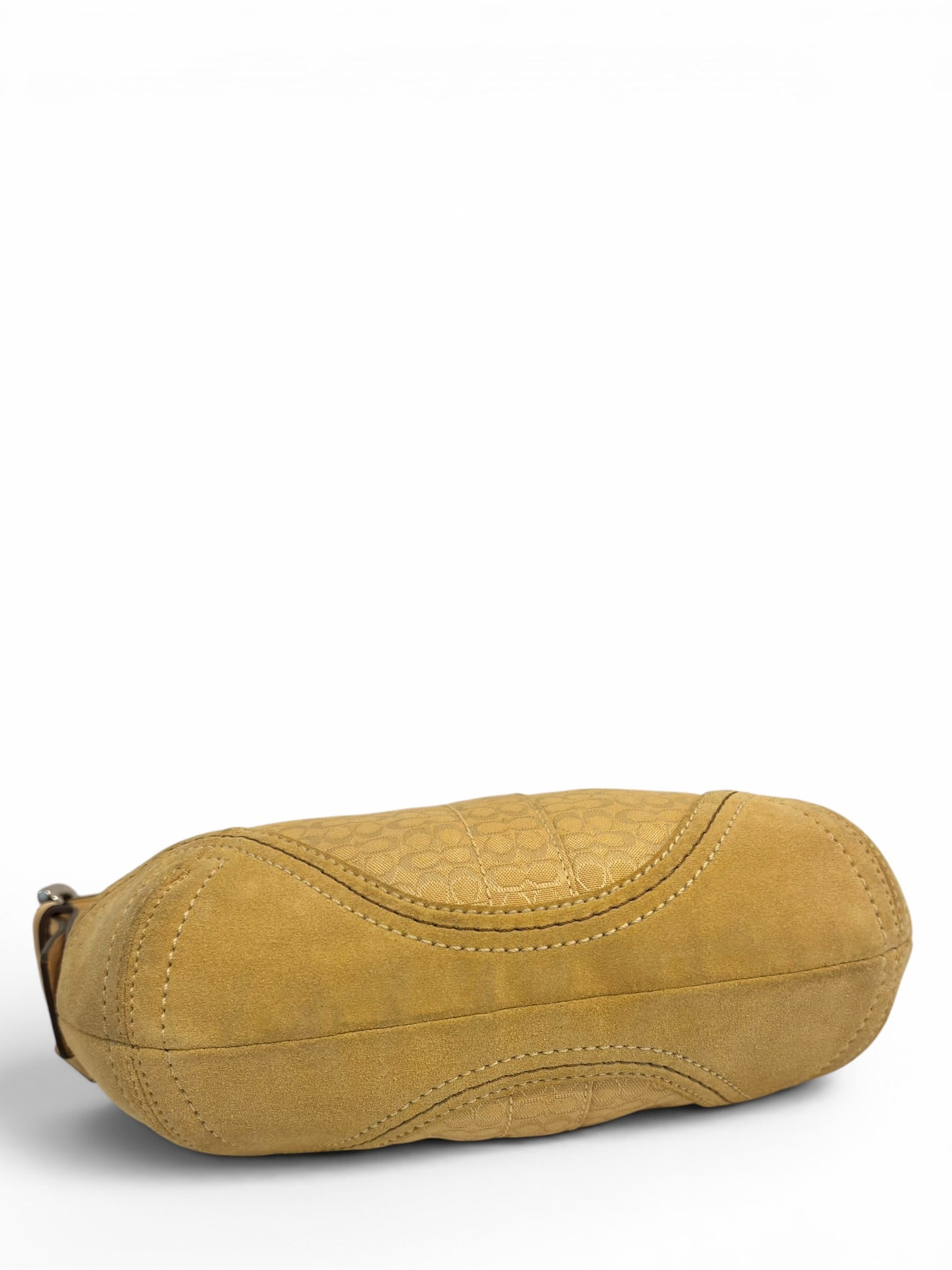 Coach Yellow Rare Signature Canvas Suede 2000's
Vintage Shoulder Bag 2154