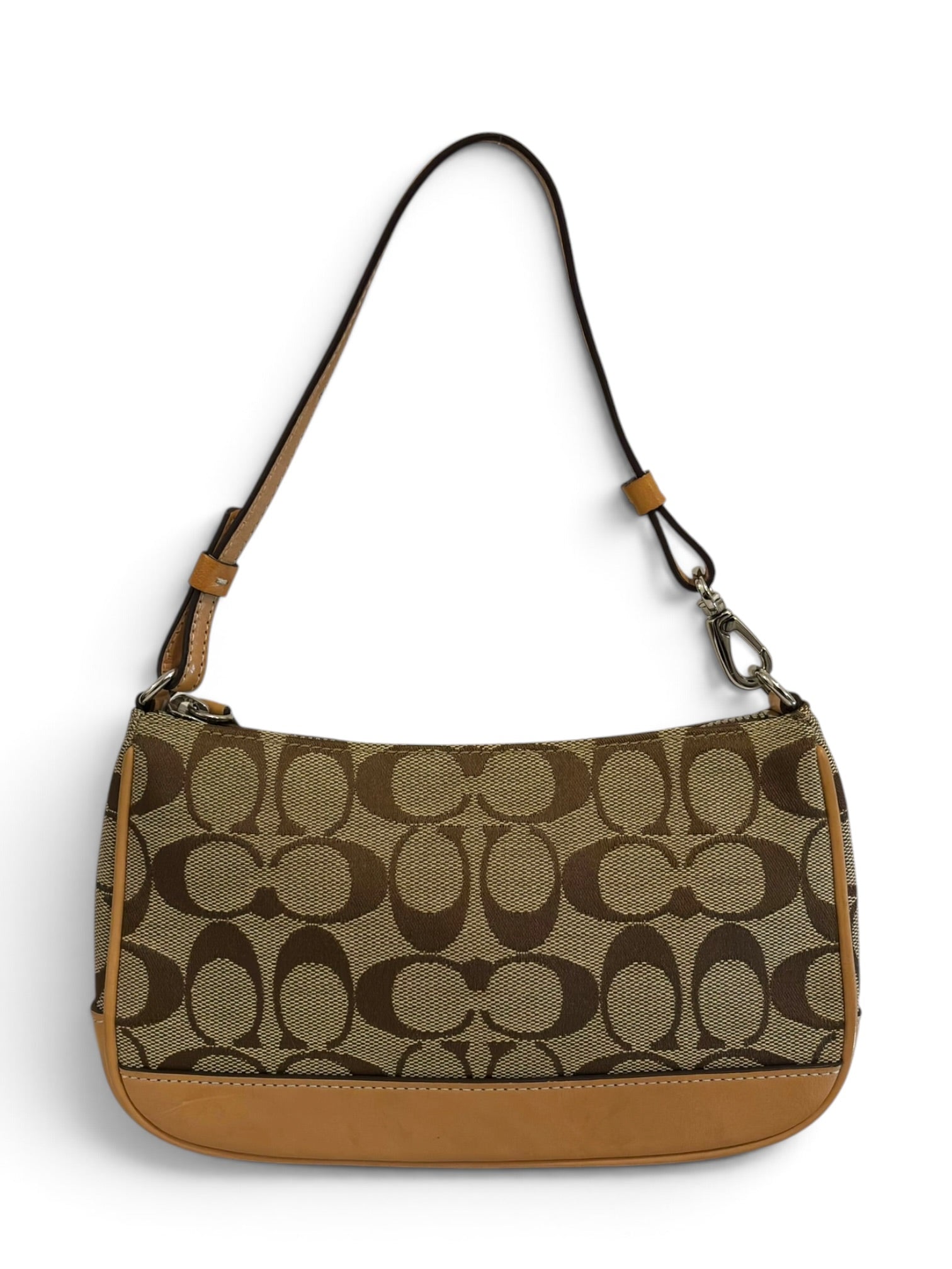 Vintage Coach Demi Bag Brown Canvas & Tan
Leather Y2K Shoulder Bag C35-6094
