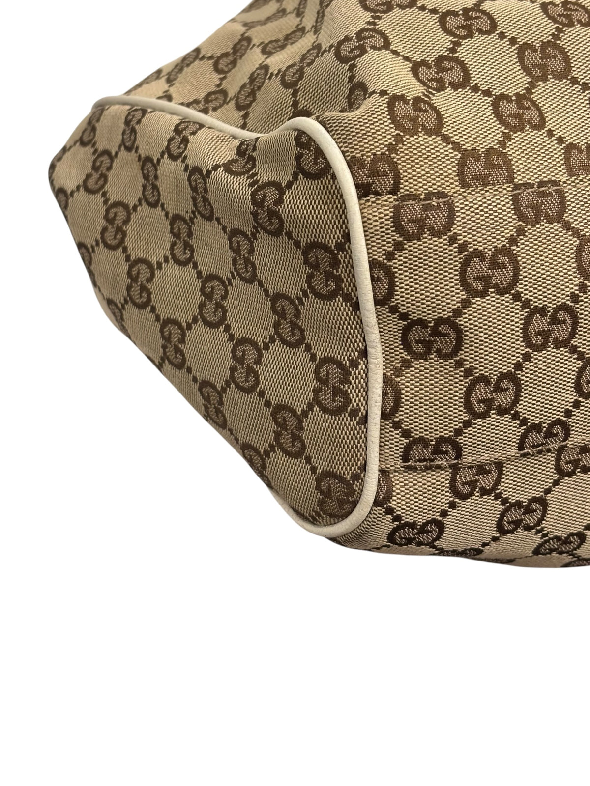 Vintage Gucci Sukey Bag 211944 Monogram GG Tote