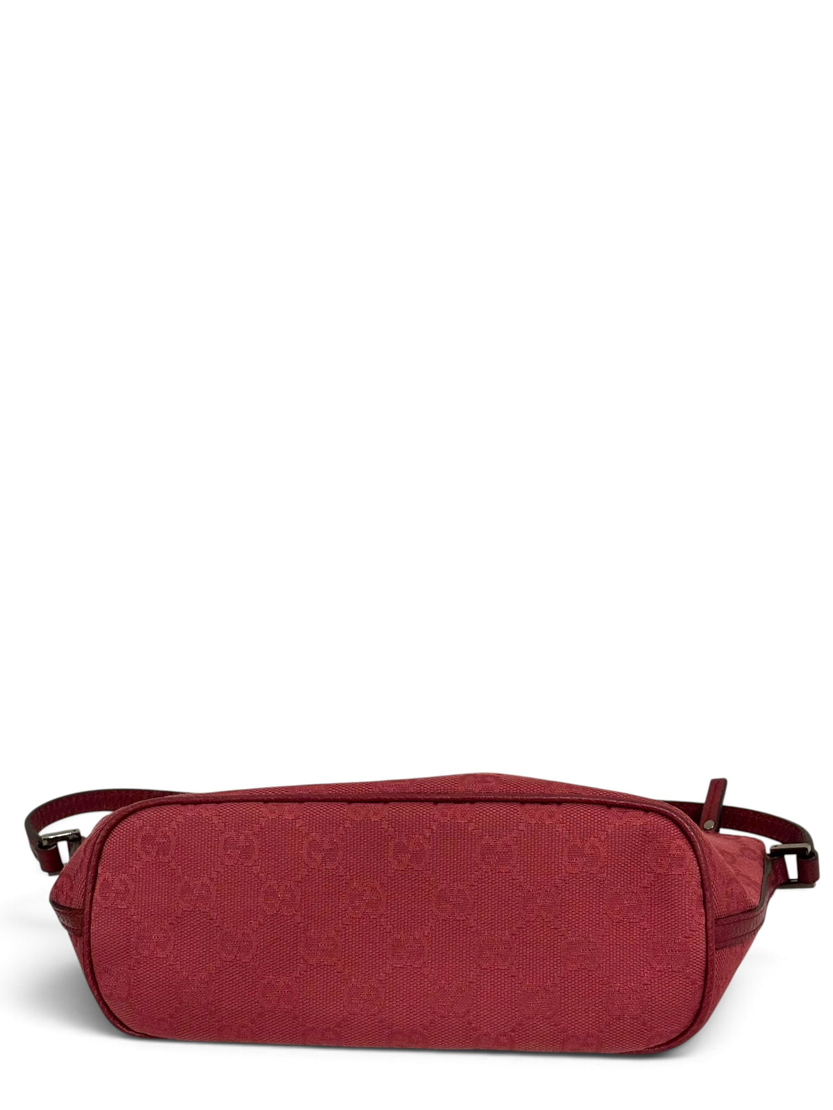 Vintage Gucci Boat Bag 07198 Pink GG Monogram Pochette