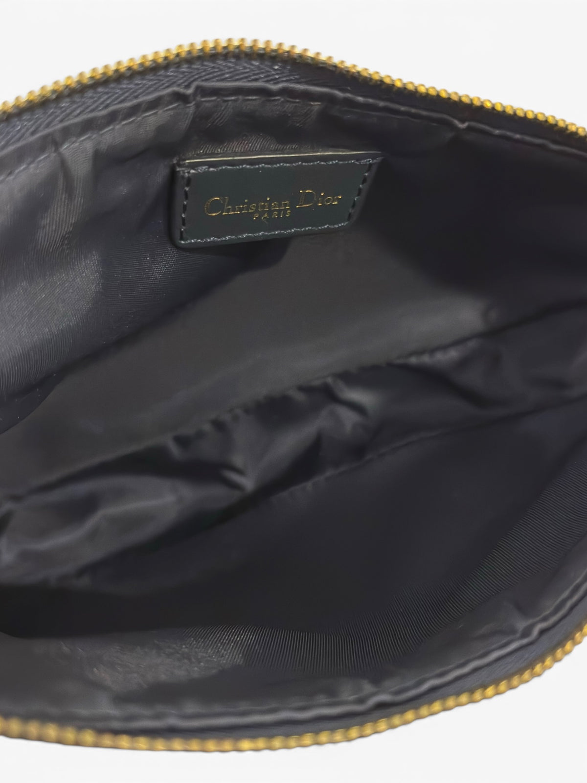 Vintage Christian Dior 2002 Mini Diorissimo Saddle Pochette Shoulder Bag