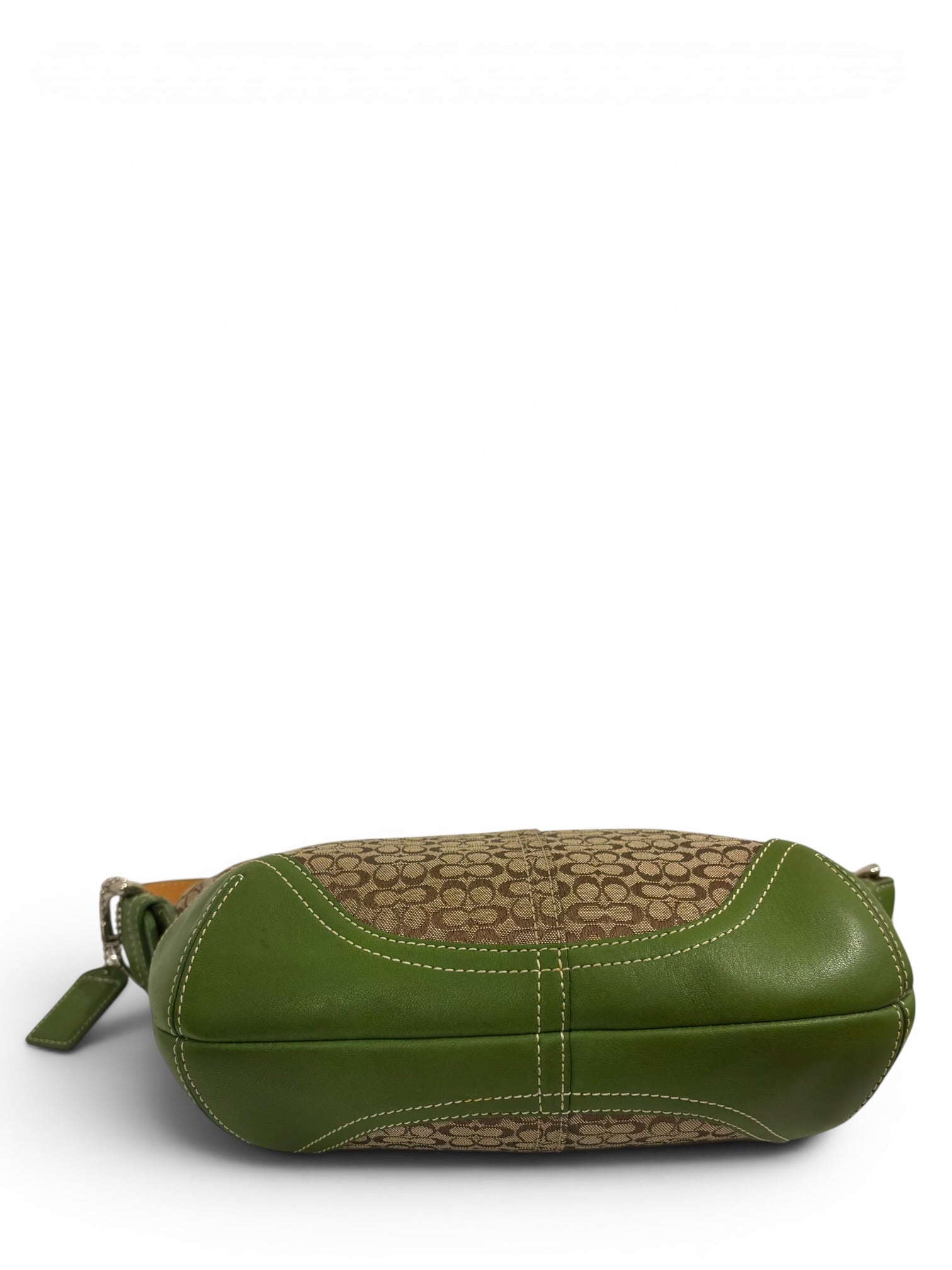 Coach Soho Brown & Green Signature Rare Colourway Vintage Shoulder Bag