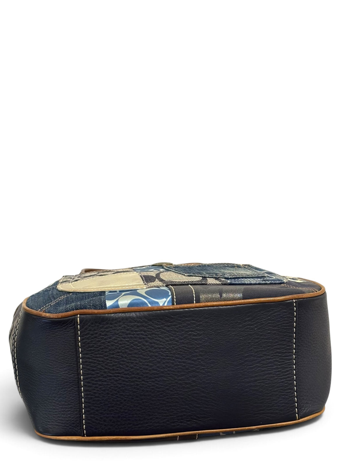 Vintage Coach Ergo Patchwork 10810 Bag Limited Edition In Denim