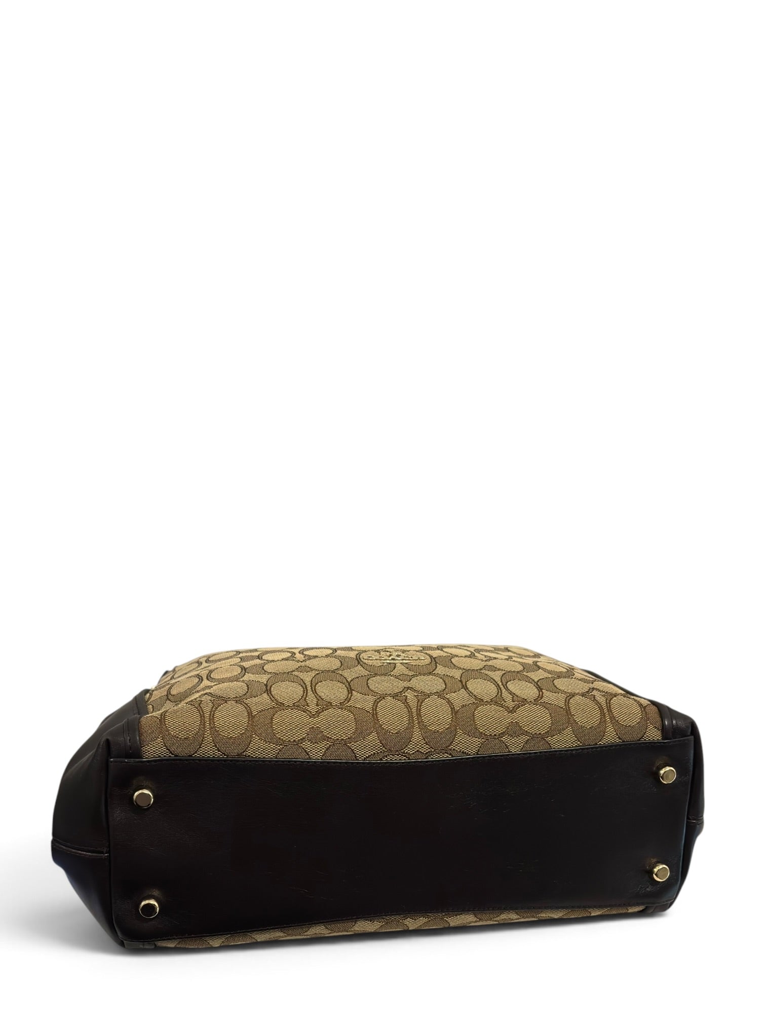 Vintage Coach Bag Edie 31 Signature Brown Hobo Shoulder Bag 36466