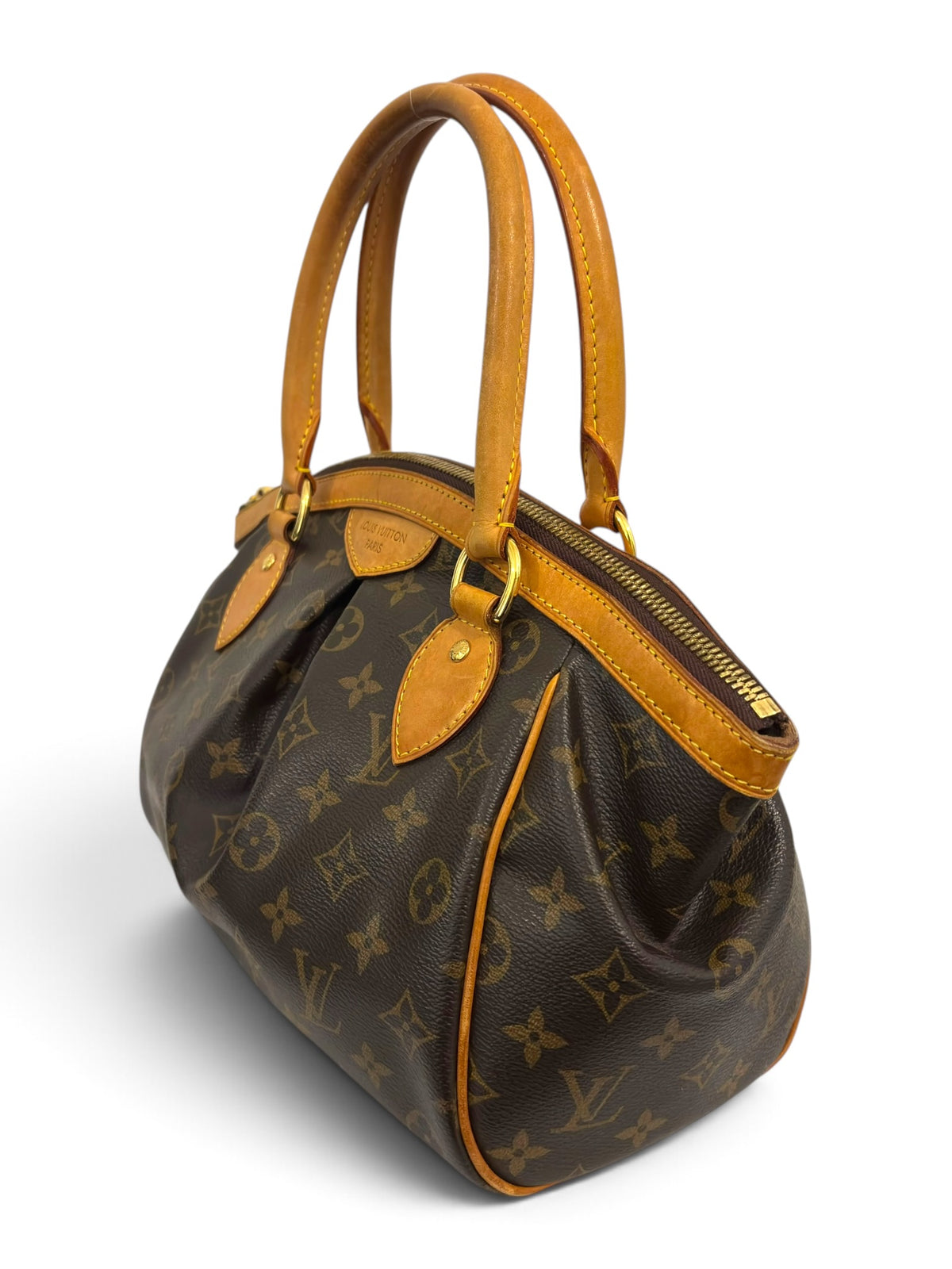Vintage Louis Vuitton Tivoli PM 2013 Brown Monogram Tote