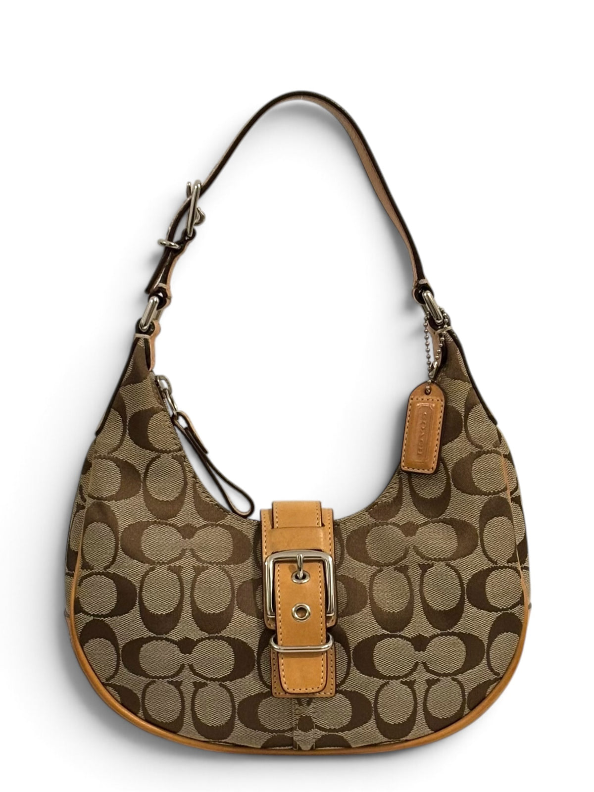 Vintage Coach Soho 6361 Half Moon Signature Shoulder Bag