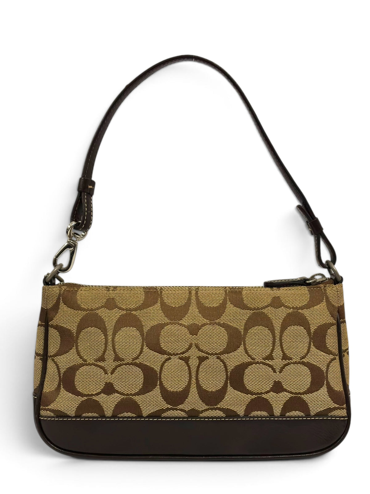 Vintage Coach Bag Mini Demi Signature Shoulder Pouch 6094 In Brown