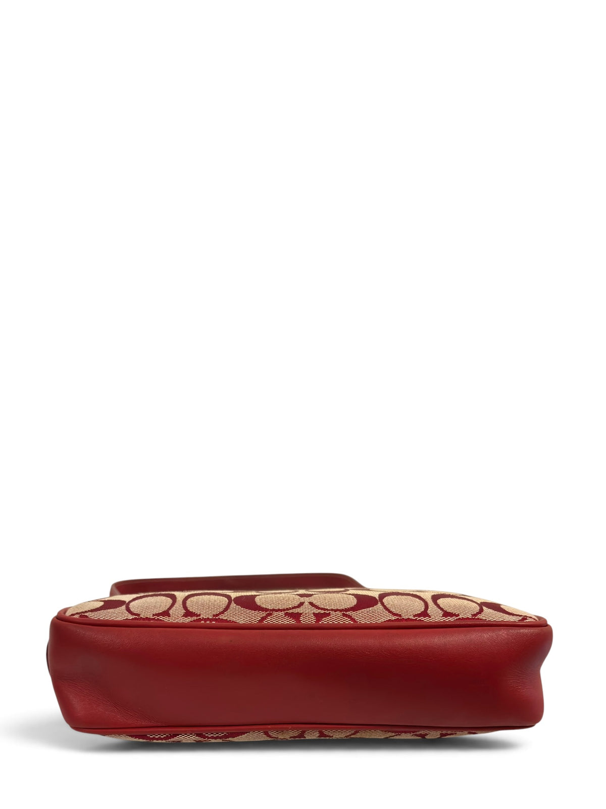 Vintage Coach Bag 6023 Signature Red Mini Shoulder Pouch