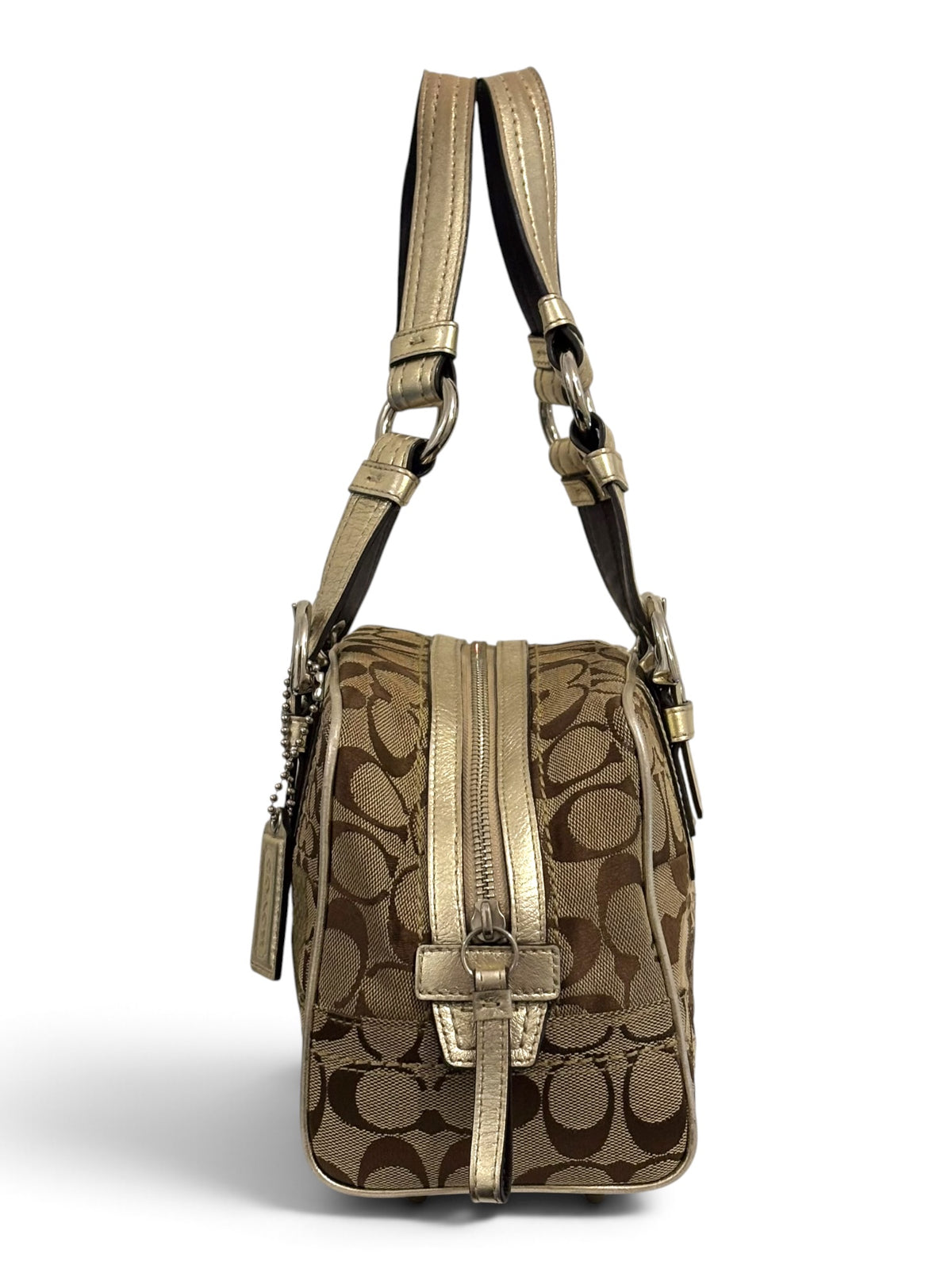 Vintage Coach Soho Patchwork Bag F12317 Signature Boston Bag