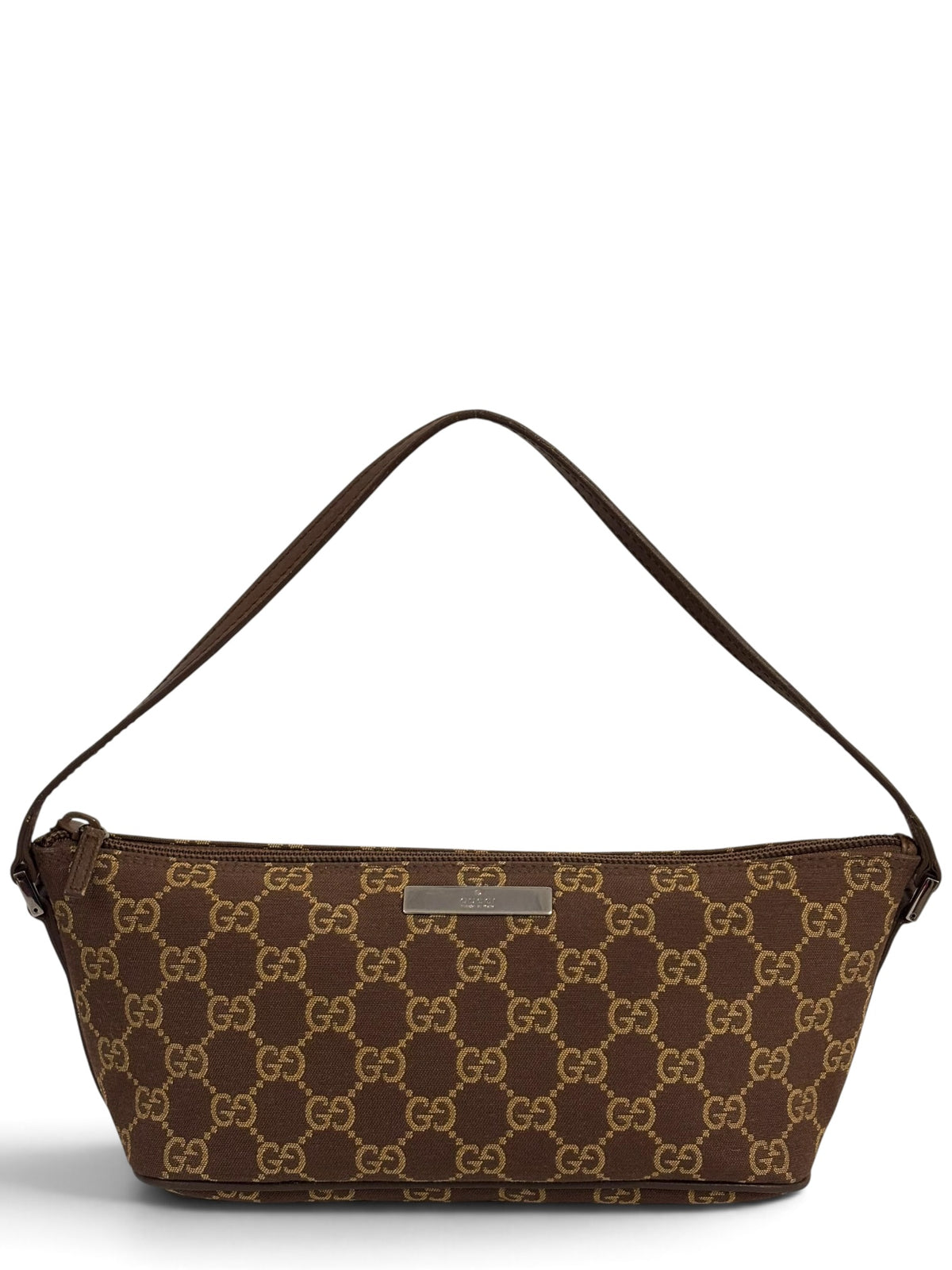 Vintage Gucci Boat Bag 039 1103 GG Monogram Pochette