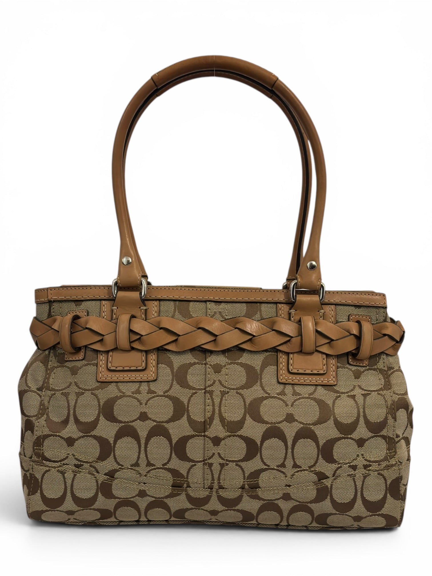 Vintage Coach Hampton Braided Clip F13065 Shoulder Bag