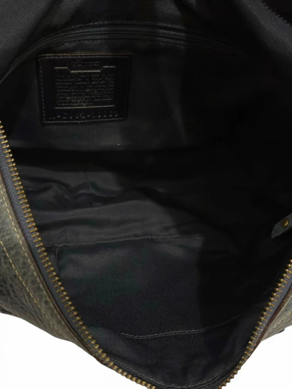 Vintage Coach Limited Edition Bag 10063 Mia Distressed Leather Studded Hobo