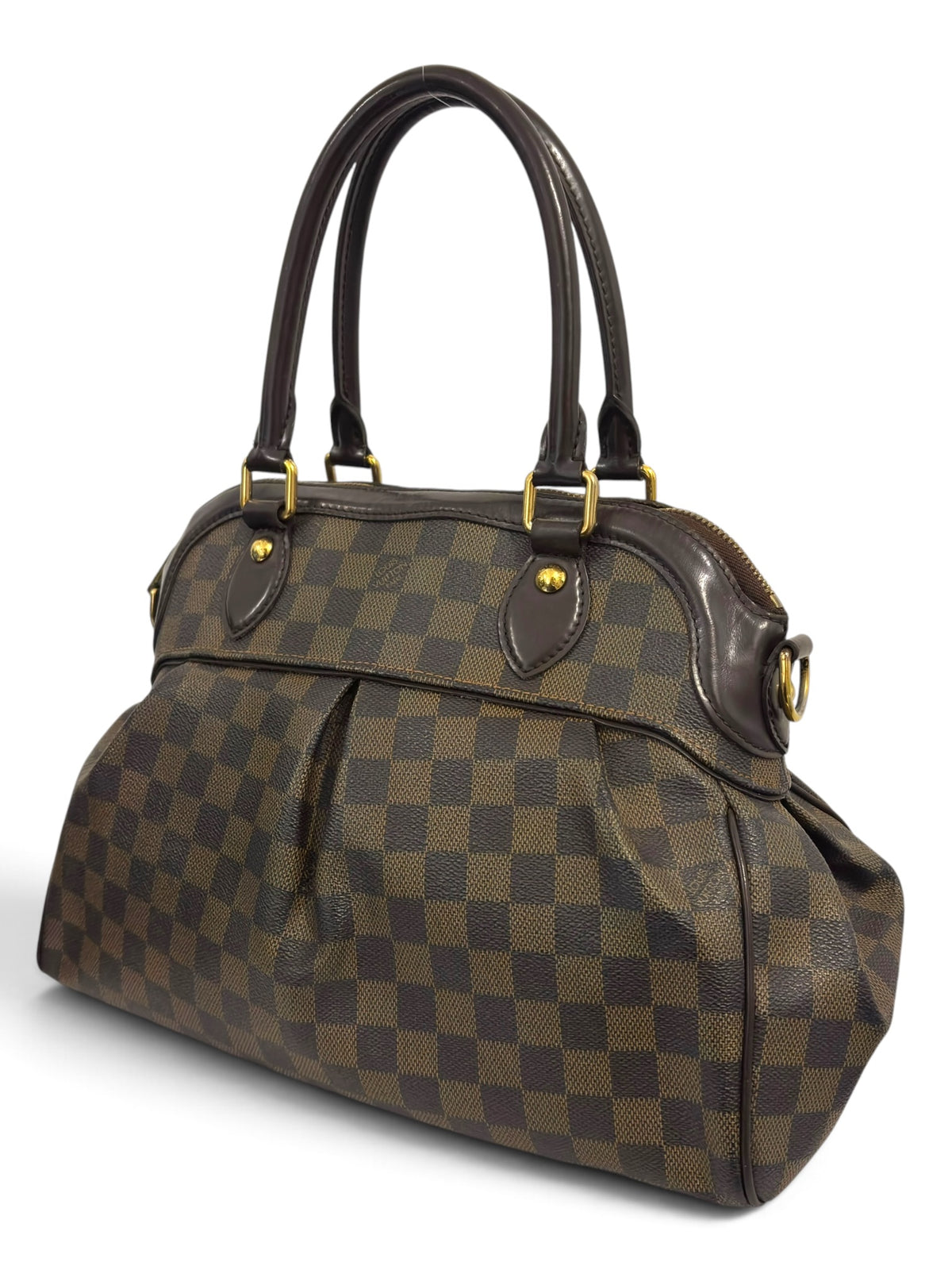 Vintage Louis Vuitton Trevi Bag PM Damier Ebene Tote