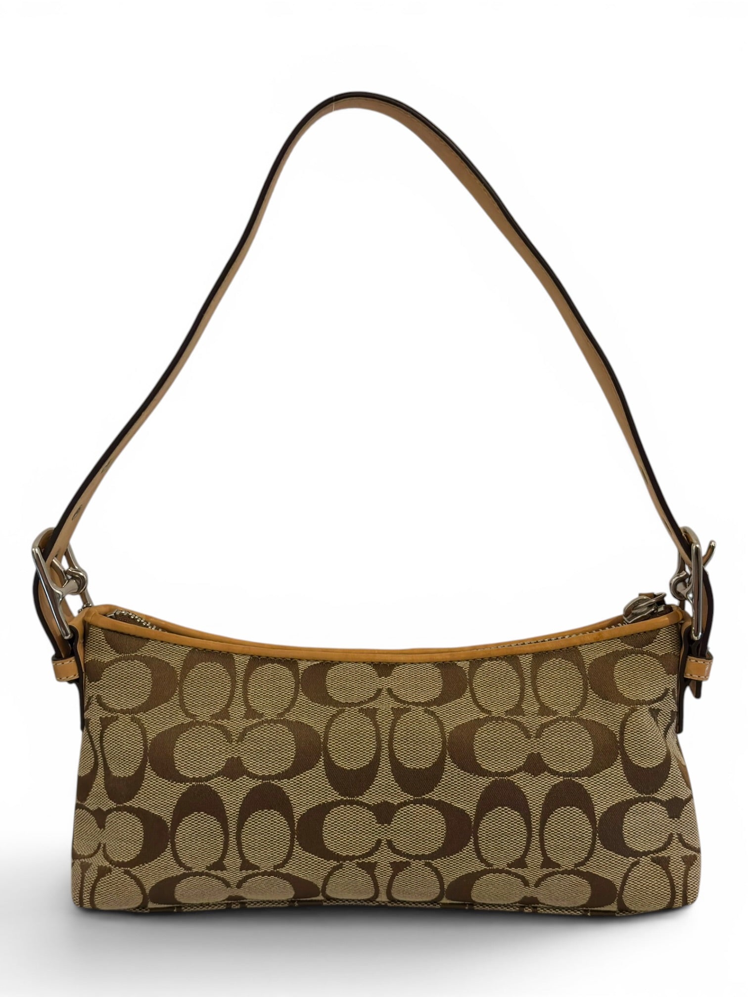 Coach Brown Canvas & Leather Tan Baguette
Vintage Shoulder Bag A055-6371
