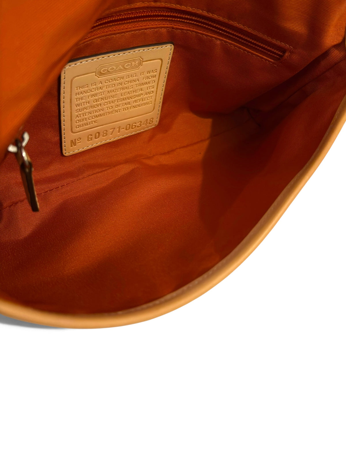 Vintage Coach Hamptons Bag 06348 Signature Canvas In Brown