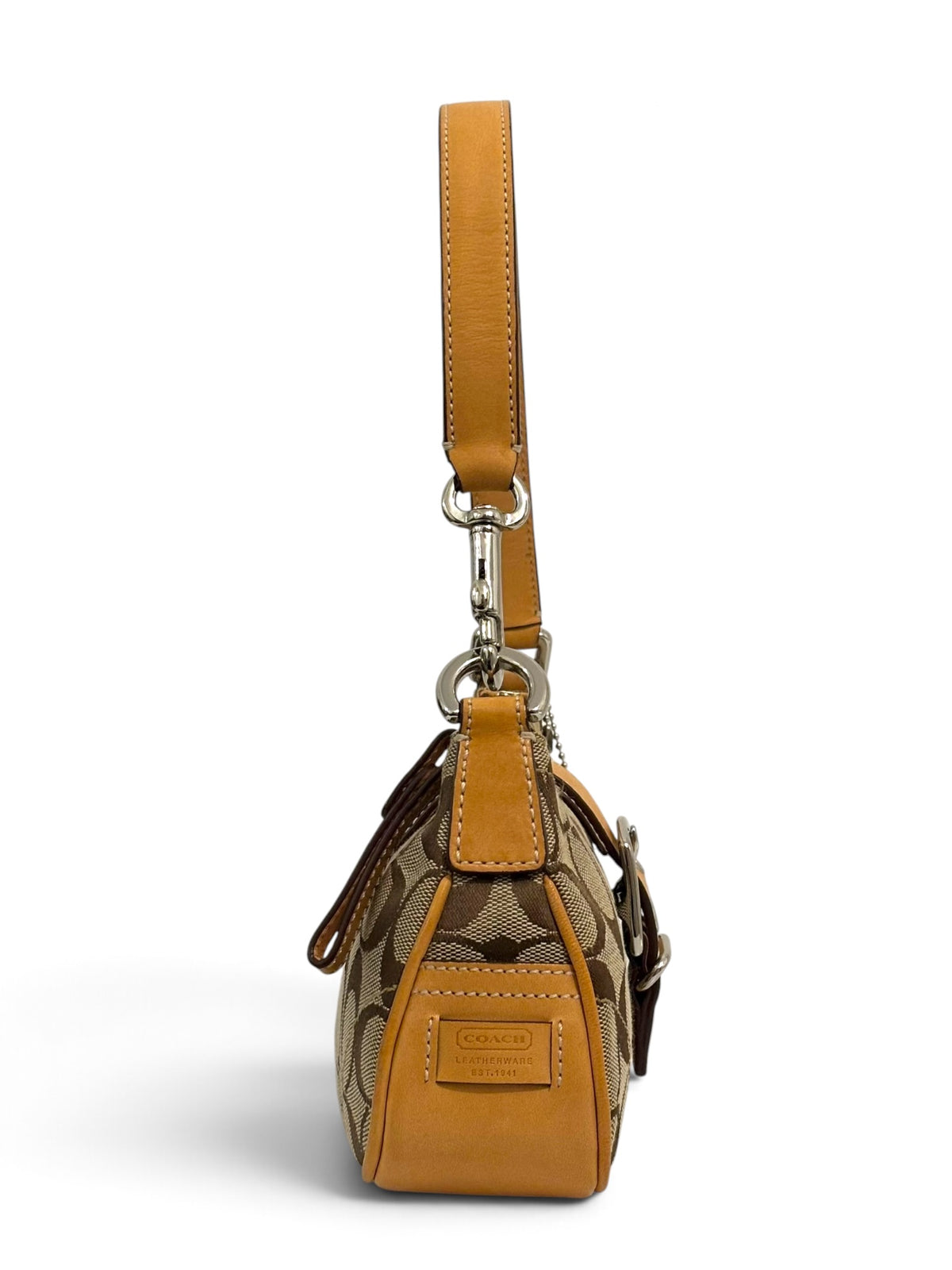 Vintage Coach Demi Mini Soho Bag 6362 Signature Brown Shoulder Bag