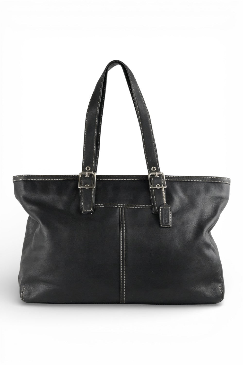 Coach Black Leather XXL Vintage Soho Vintage Tote Shoulder Bag