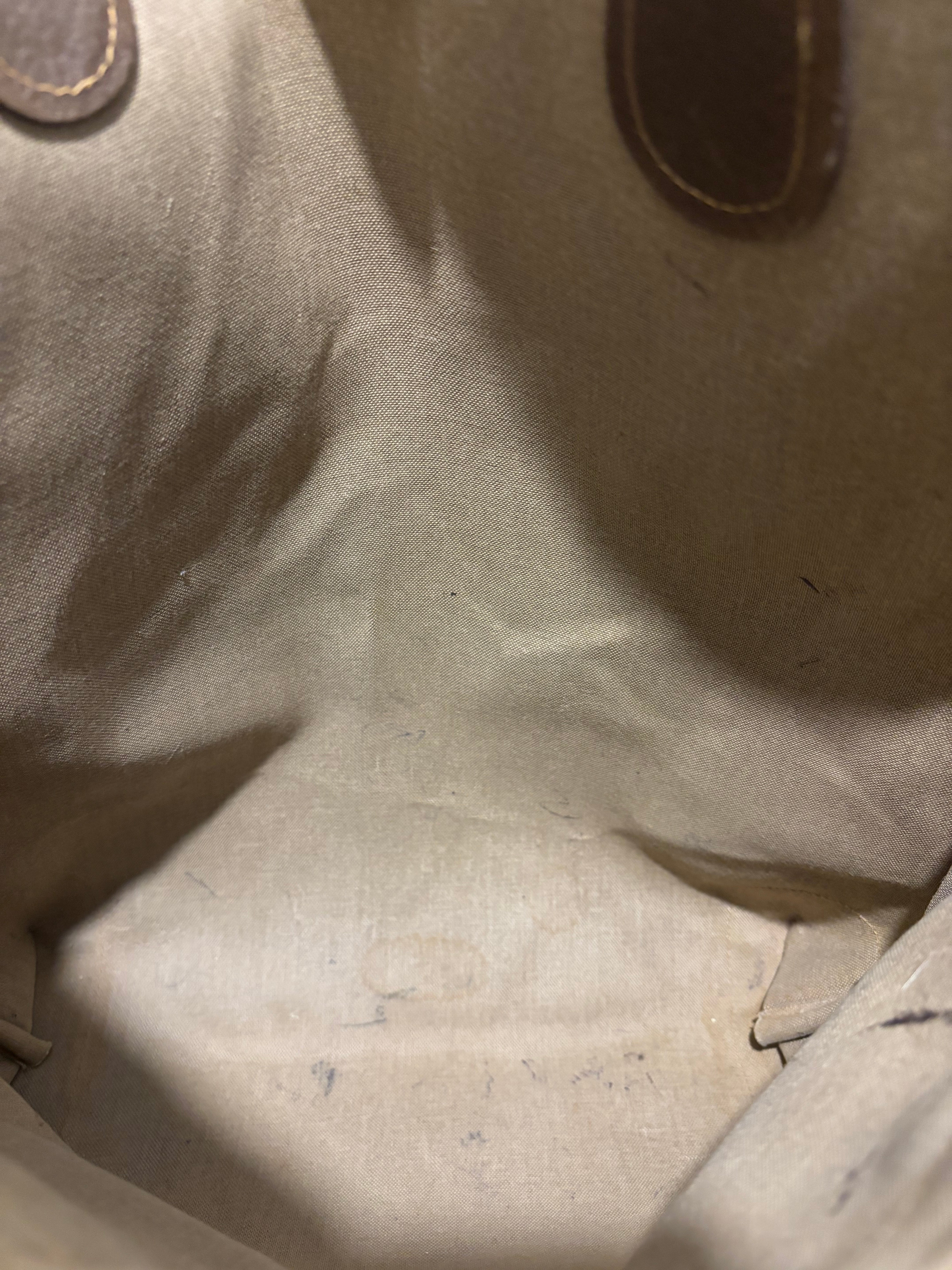 Gucci GG Vintage Rare Marmont Sherry Line Large Canvas Ophidia Tote Shoulder Bag