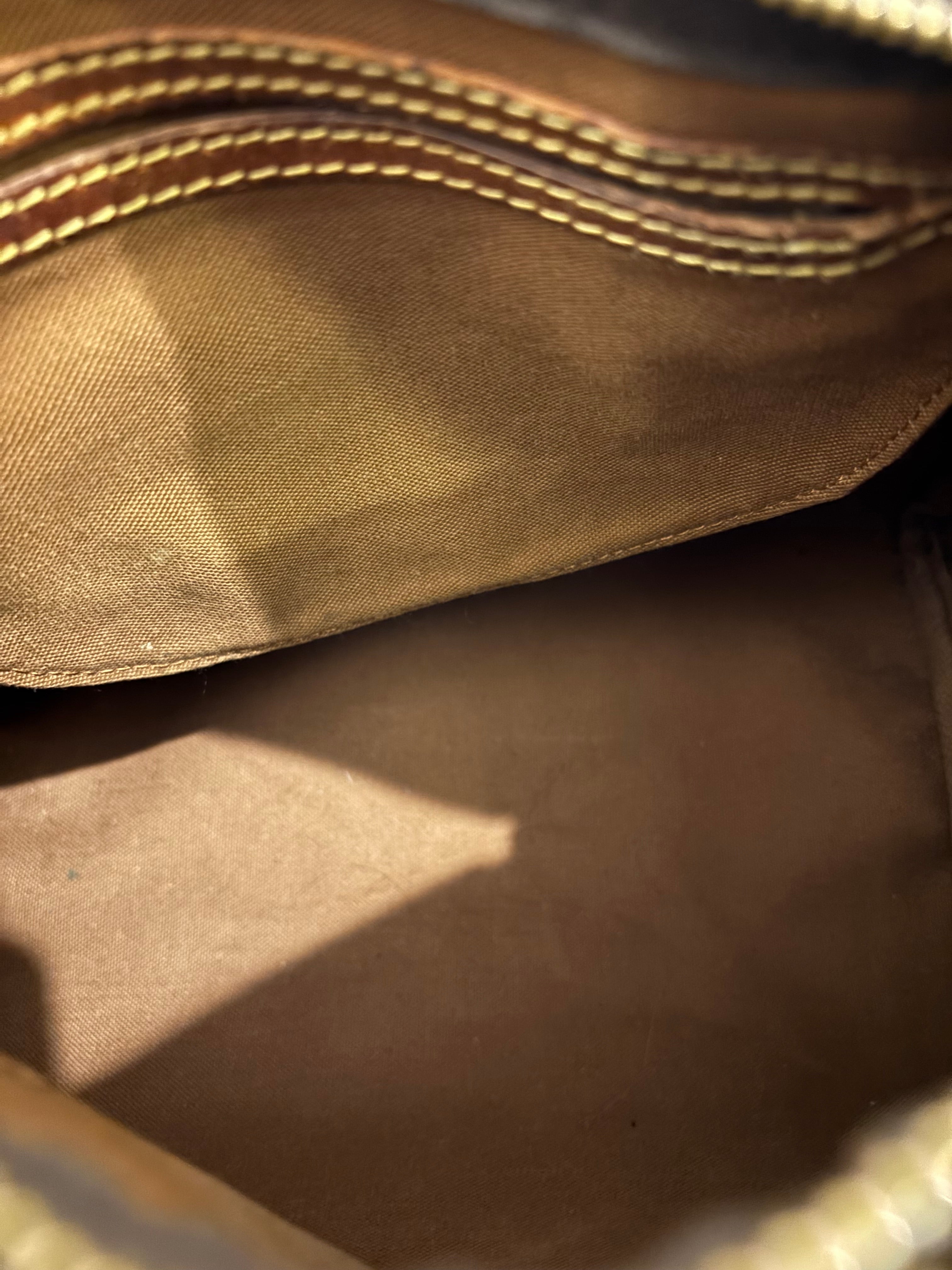 Louis Vuitton Brown Monogram Vintage Speedy 25 Leather Canvas