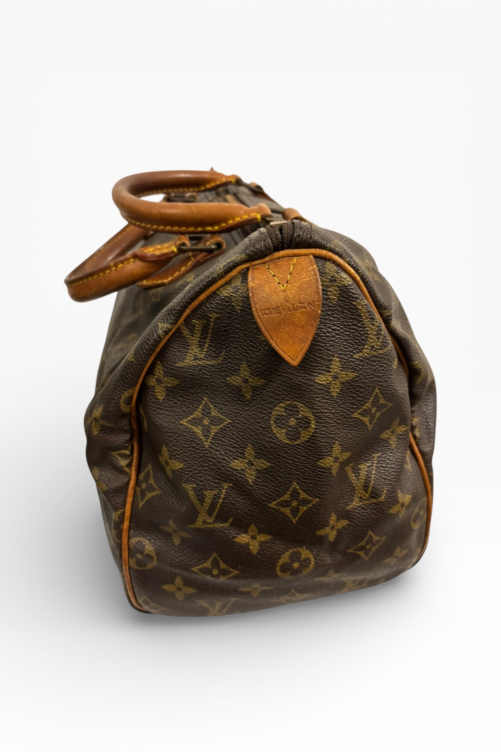 Louis Vuitton Brown Speedy 30 Monogram Canvas & Leather Handbag