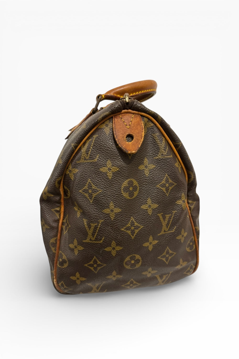 Louis Vuitton Brown Speedy 30 Monogram Canvas & Leather Handbag