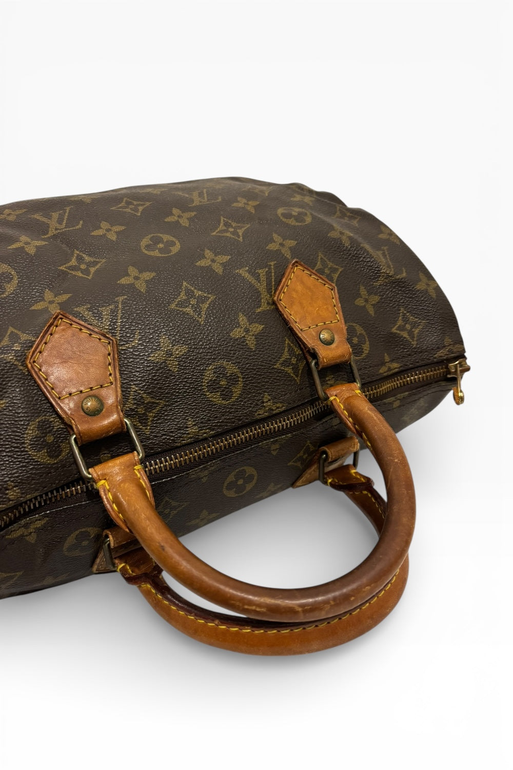 Louis Vuitton Brown Speedy 30 Monogram Canvas & Leather Handbag
