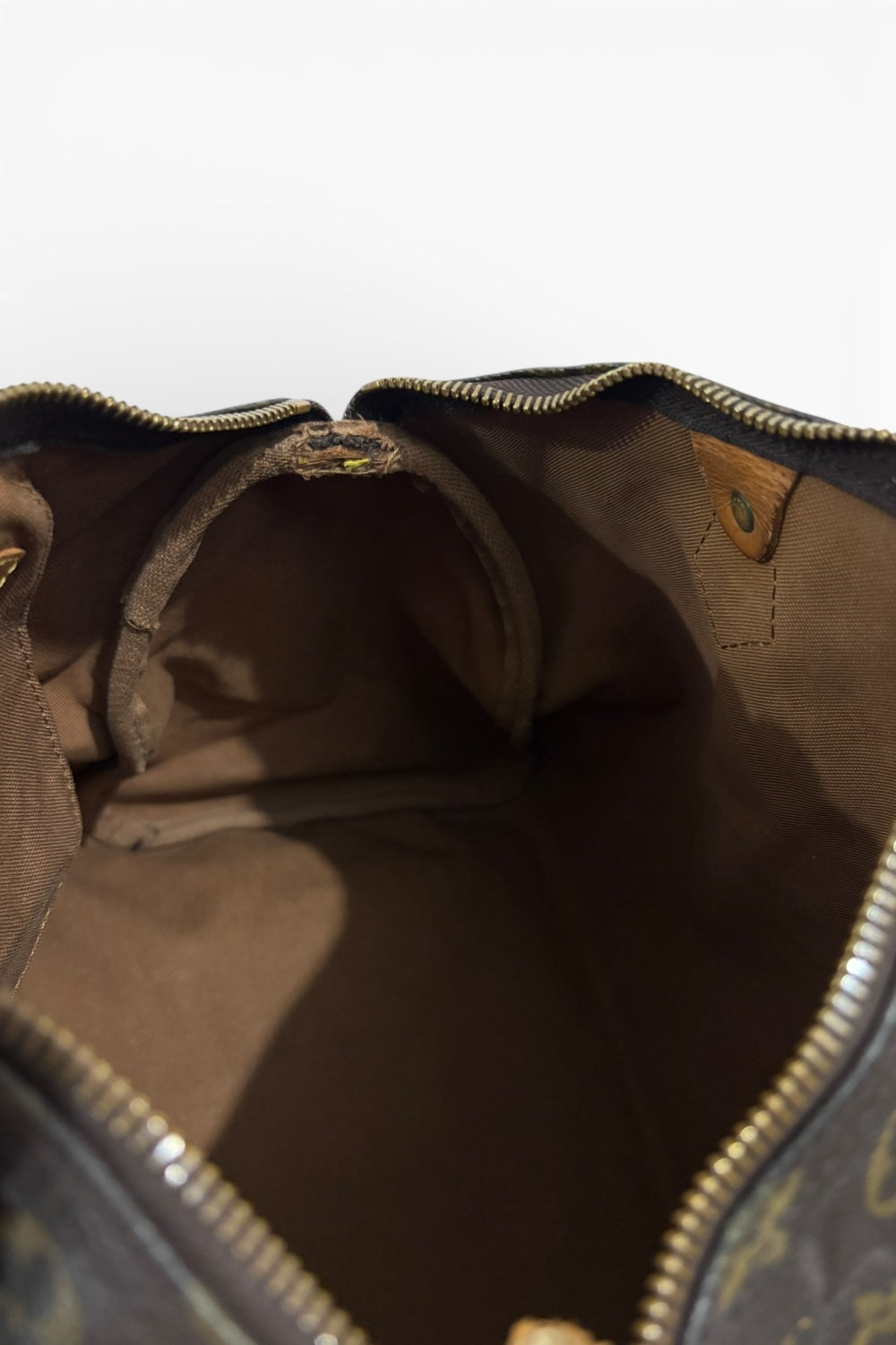 Louis Vuitton Brown Speedy 30 Monogram Canvas & Leather Handbag