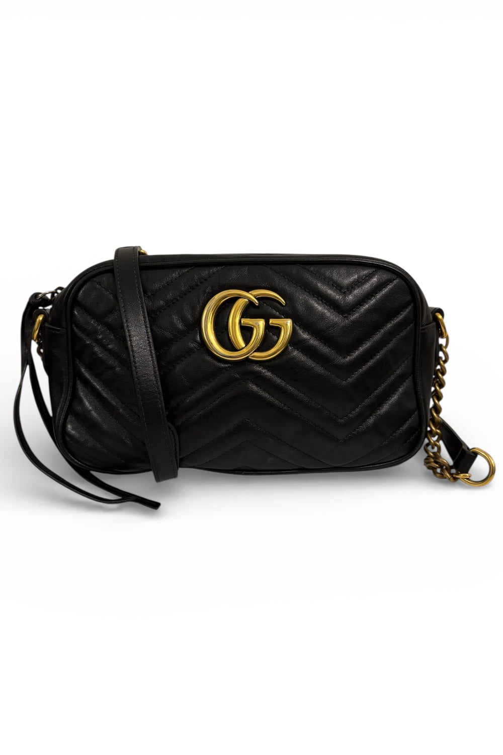Gucci GG Marmont Small Matelasse Leather Crossbody Camera Shoulder Bag