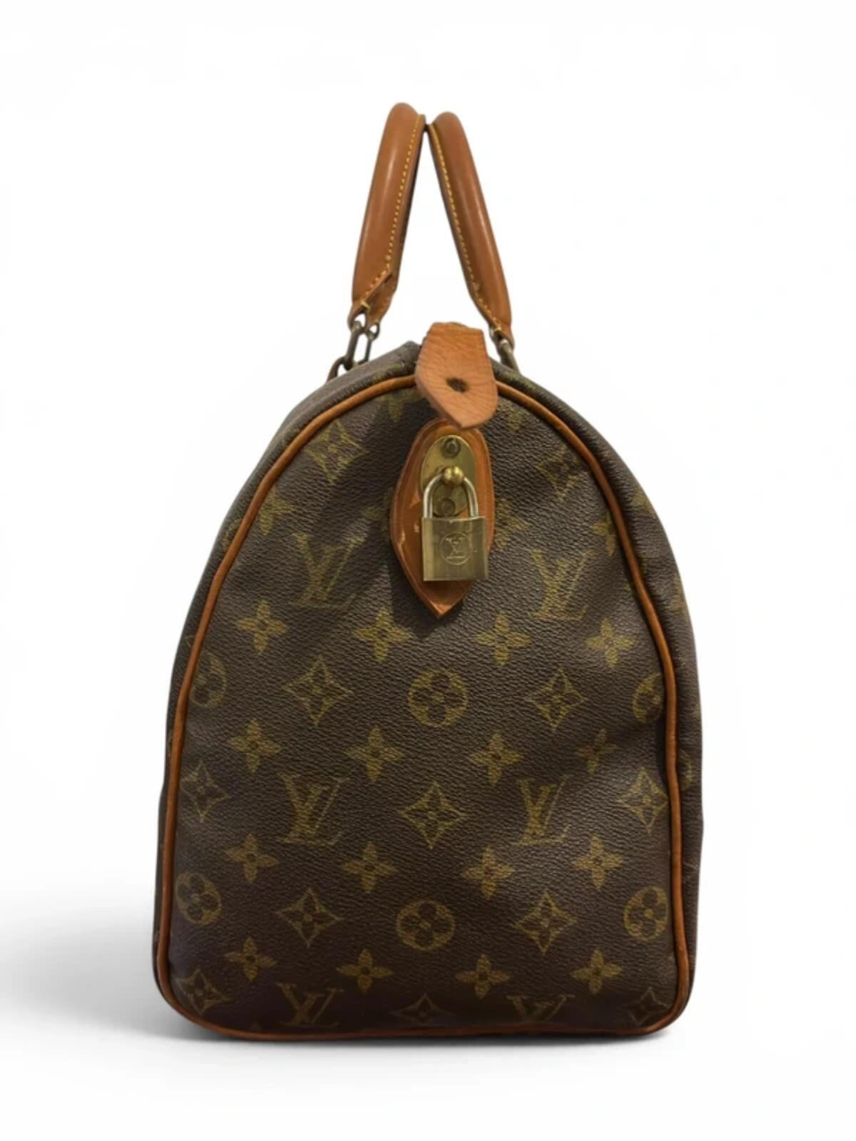 Louis Vuitton Keepall 45 Vintage Brown Monogram Eclair Zip Travel Boston Bag
