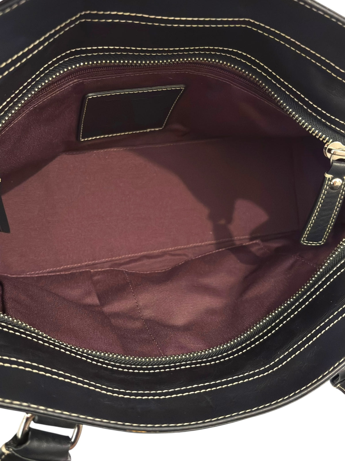 Vintage Coach Hamptons Bag F13961 Pebbled Leather Tote