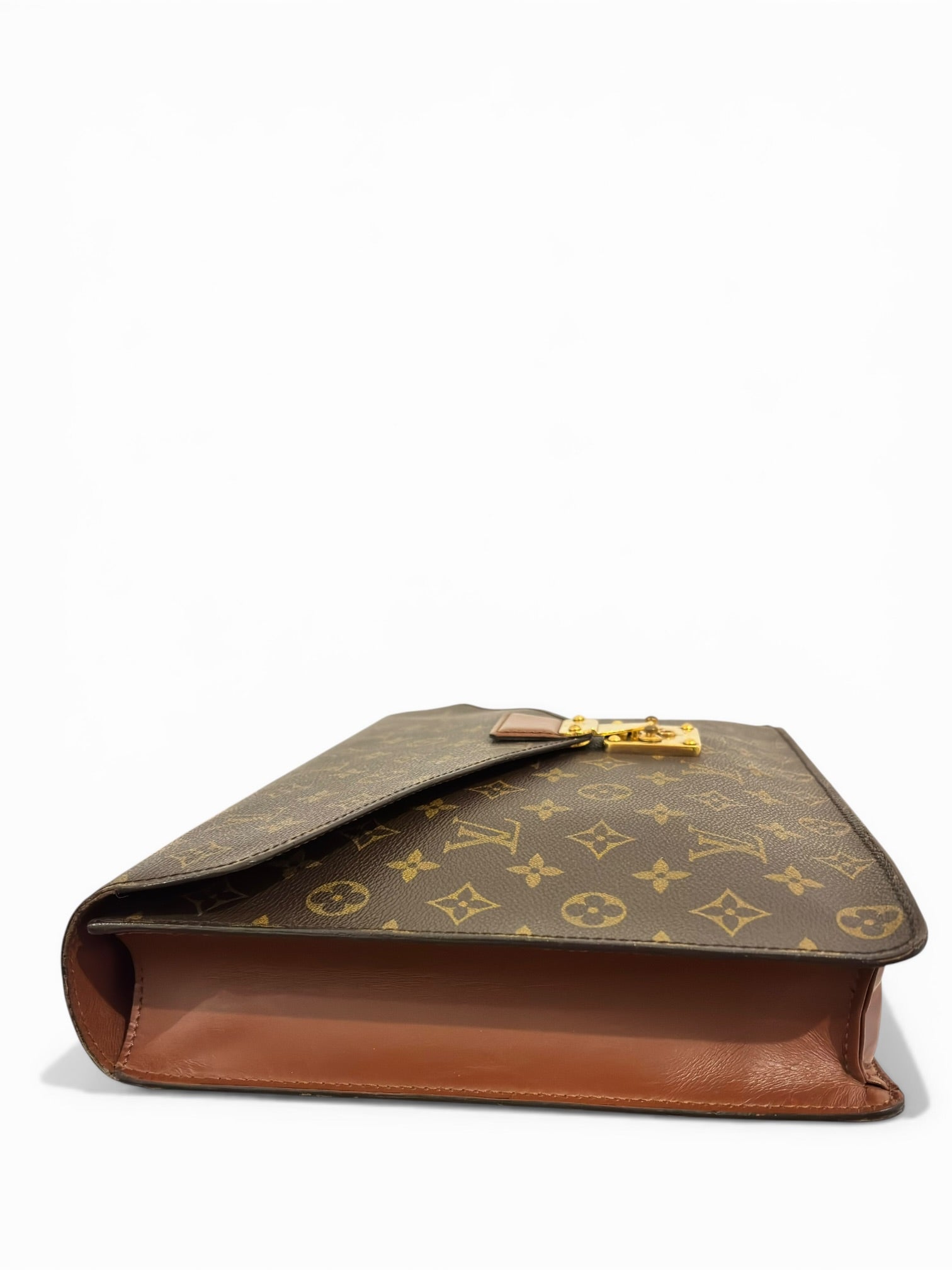 Louis Vuitton Brown Monogram Porte Documents
Bandouliere Briefcase Handbag
