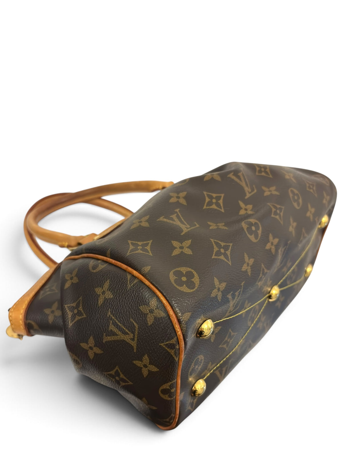 Vintage Louis Vuitton Tivoli PM 2013 Brown Monogram Tote