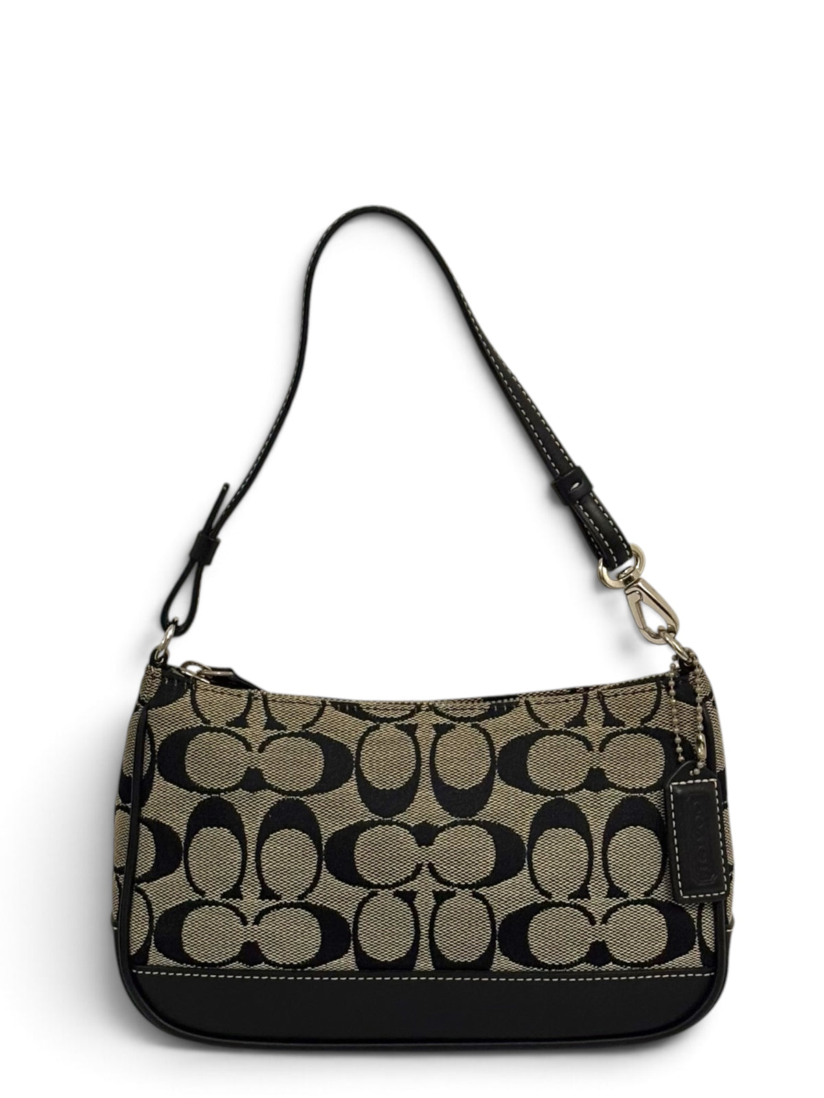 Vintage Coach Demi Bag 6094 Mini Signature Shoulder Bag