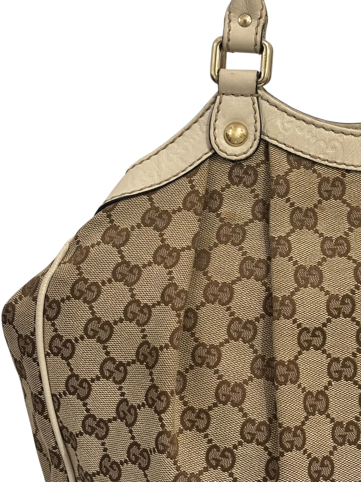 Vintage Gucci Sukey Bag 211944 Monogram GG Tote