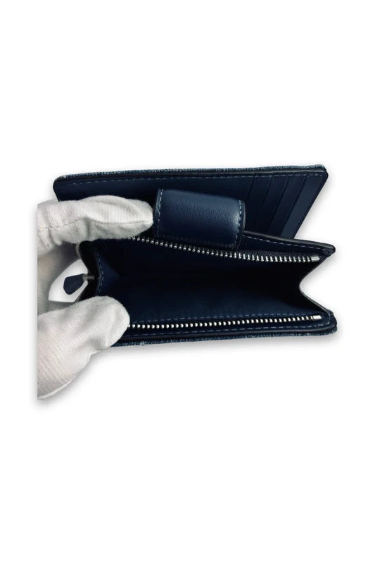 Coach Blue Denim & Leather Ashton Shoulder Bag & Purse Set