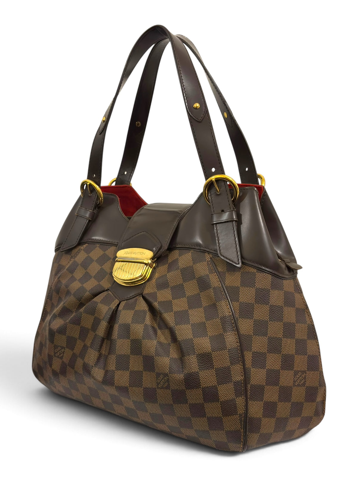 Vintage Louis Vuitton Sistina Bag GM Damier Ebene