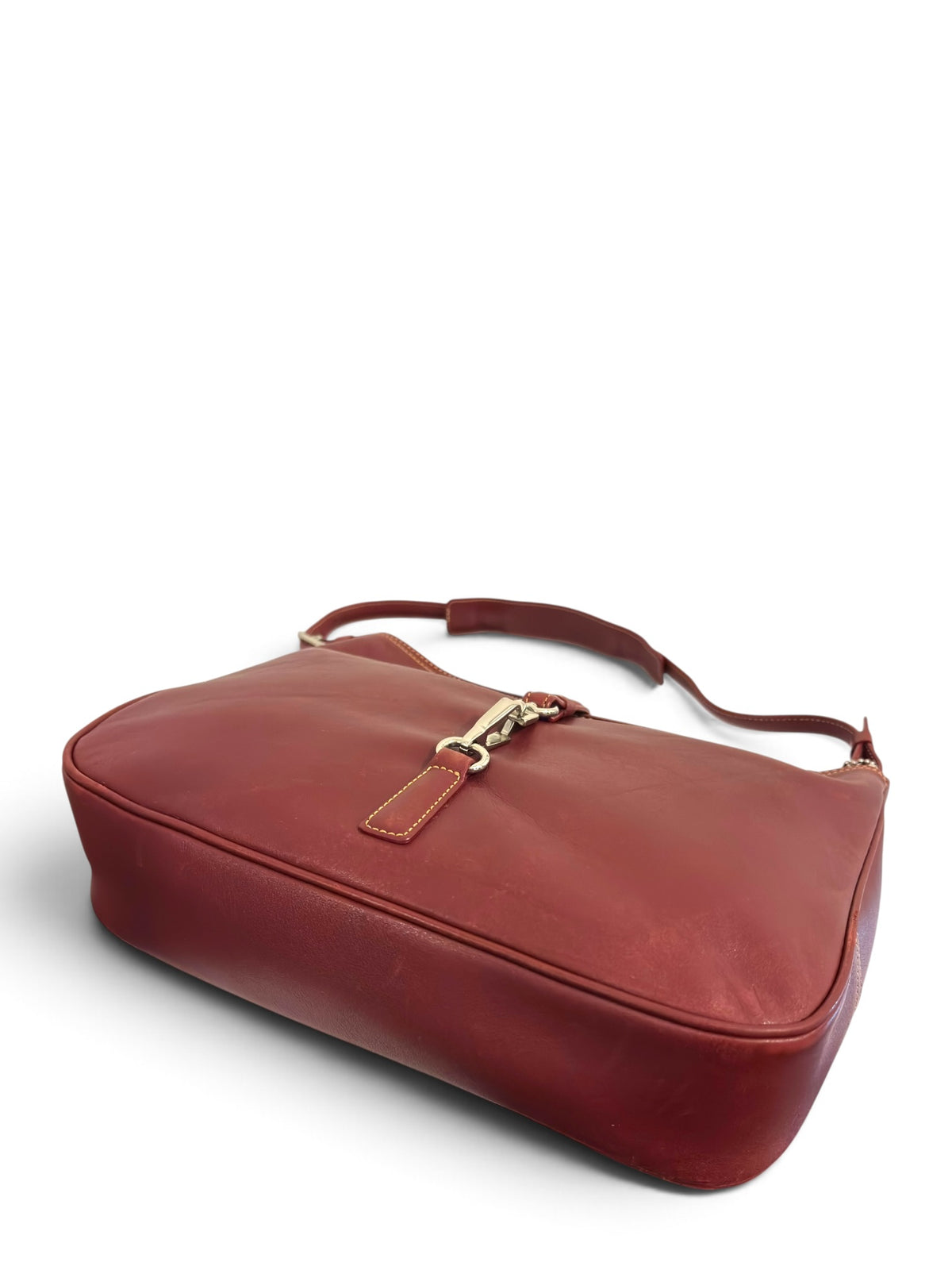 Vintage Coach Hamptons Bag 7778 In Red Leather