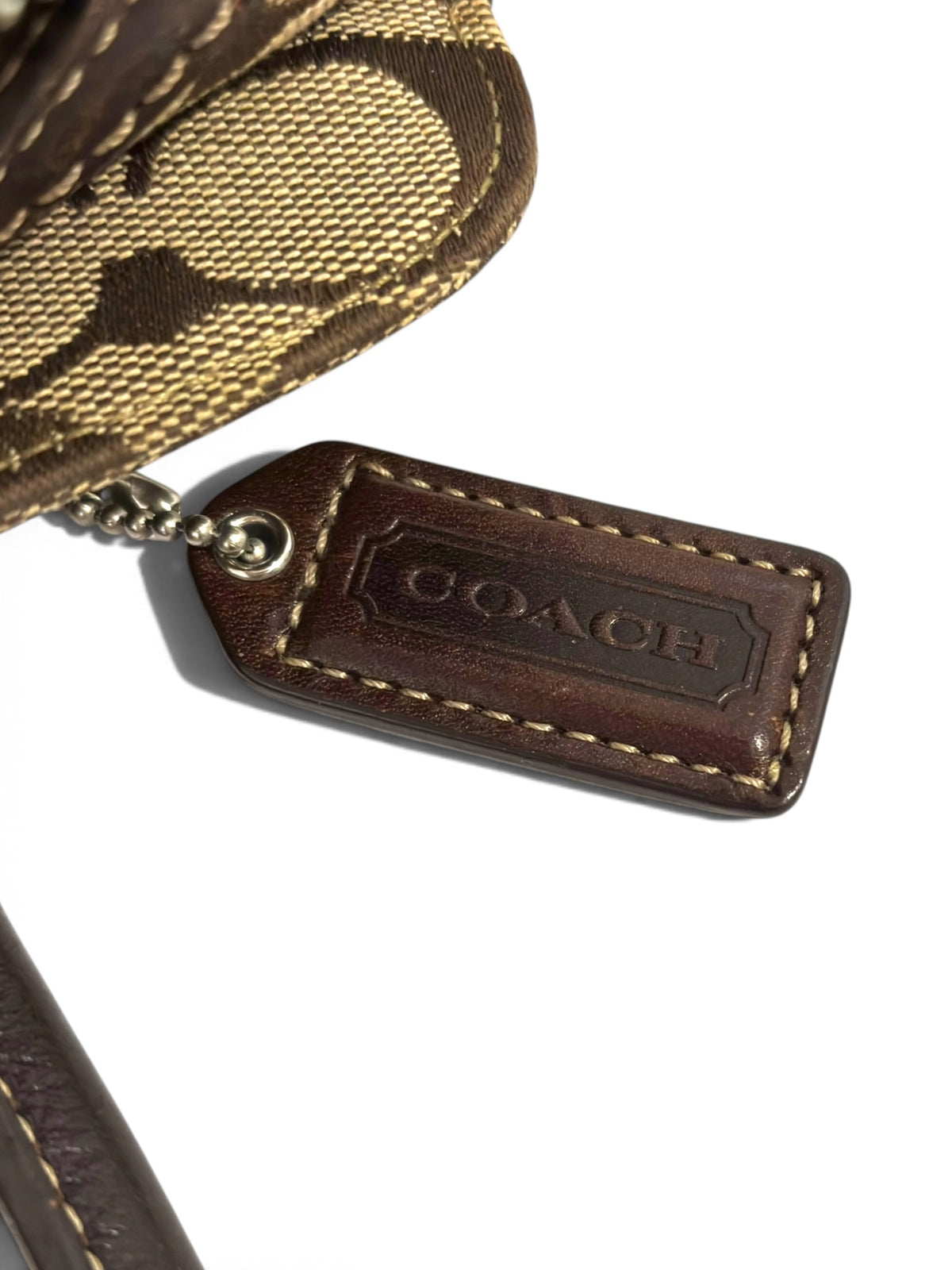 Vintage Coach Hamptons Bag F11596 Signature Turnlock Tote