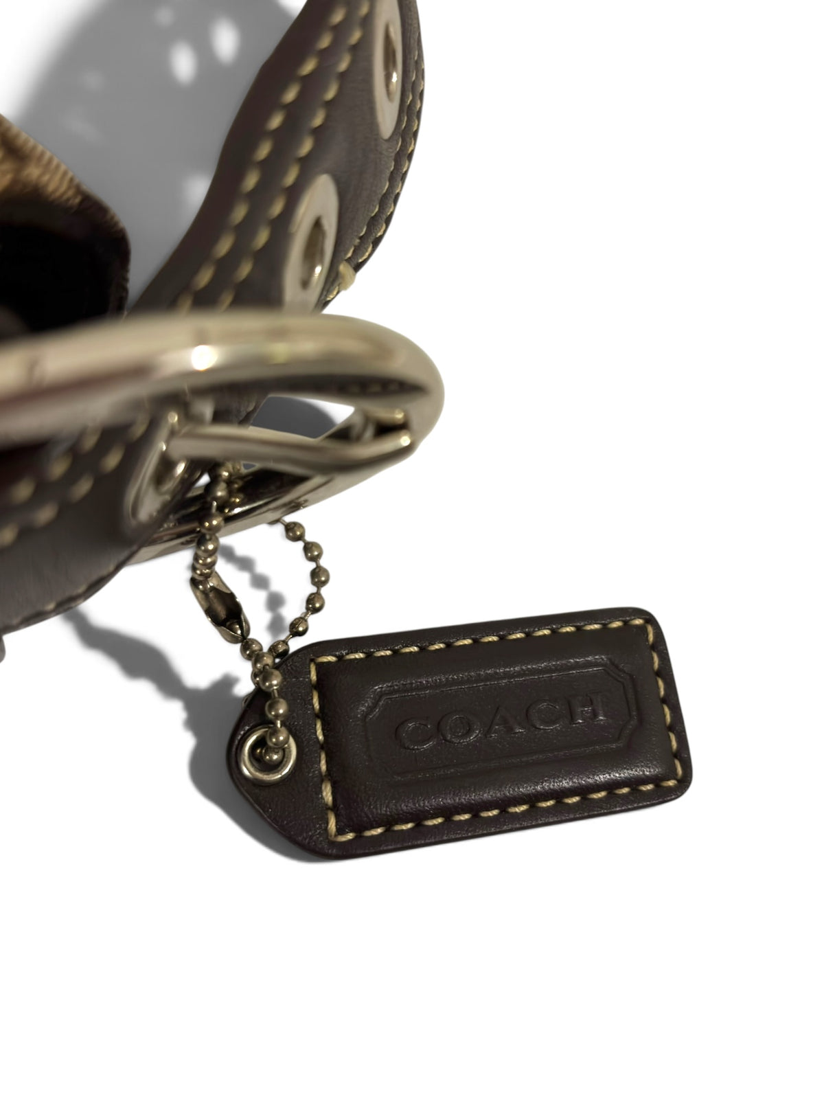 Vintage Coach Soho Signature Brown Y2K Shoulder Bag 3628