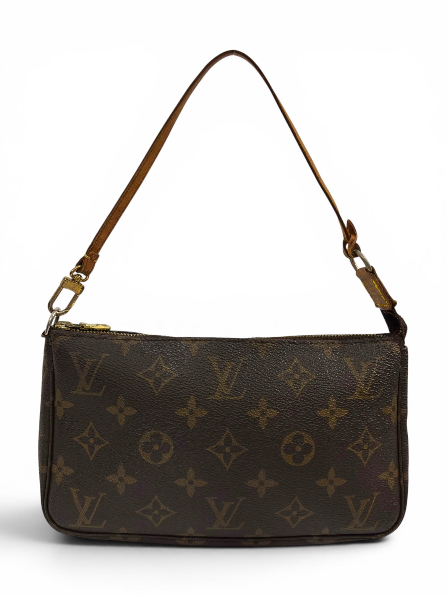 Louis Vuitton Rare Brown Monogram Pochette
Accessoires Vintage VI0021 Shoulder Bag