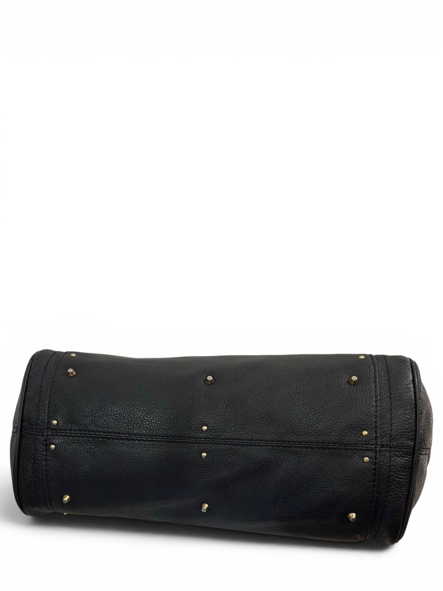 Chloe Paddington Large Black Leather Padlock & Key Rare Vintage Boston Shoulder Bag